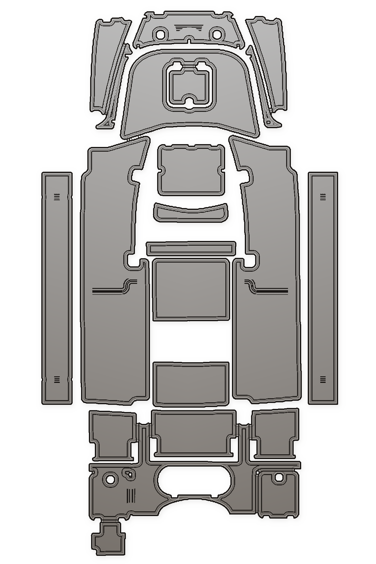 2017 Tidewater 2500 Carolina Bay Custom EVA Foam Boat Flooring