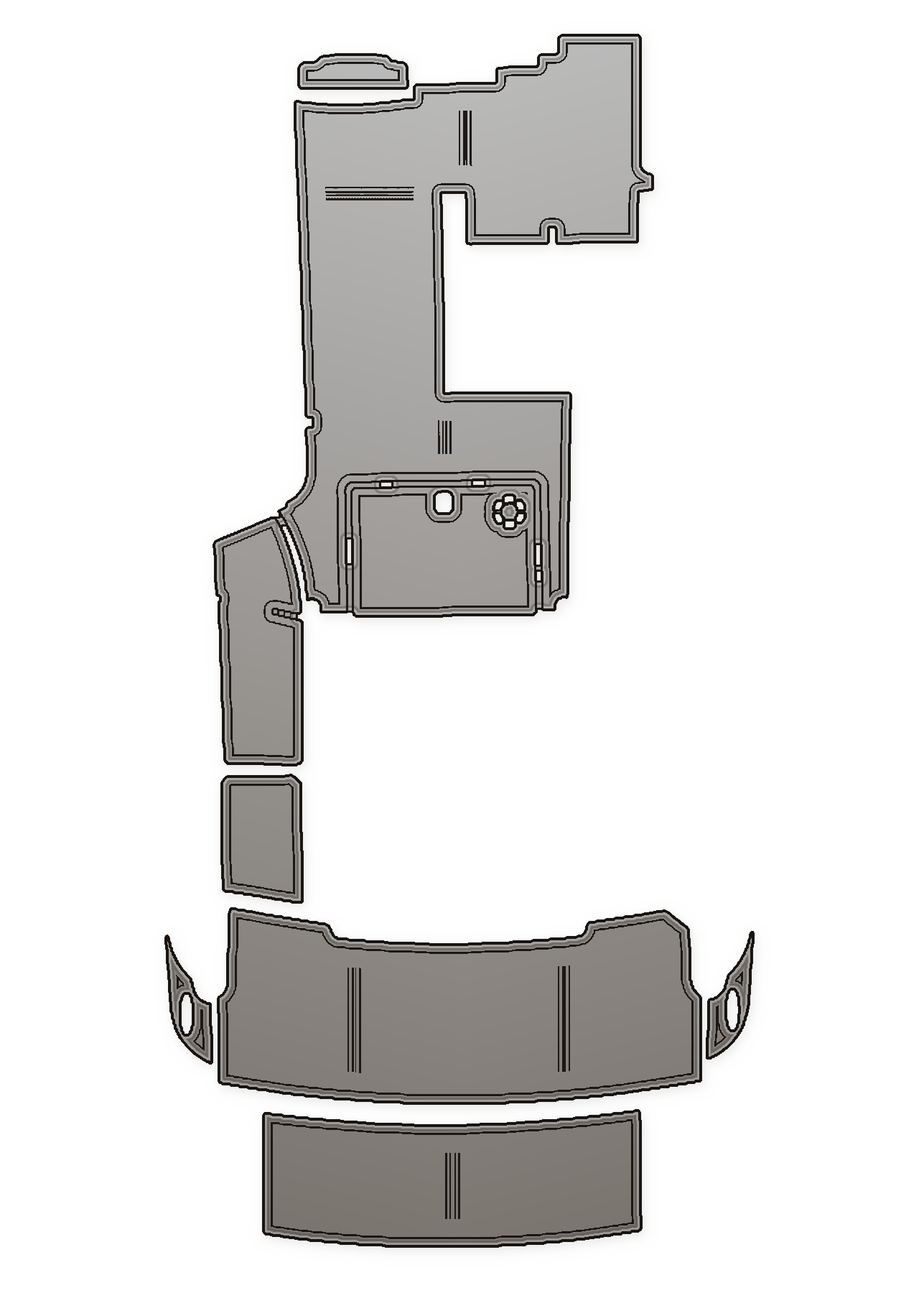 2018 Cape Horn 2705 Custom EVA Foam Boat Flooring