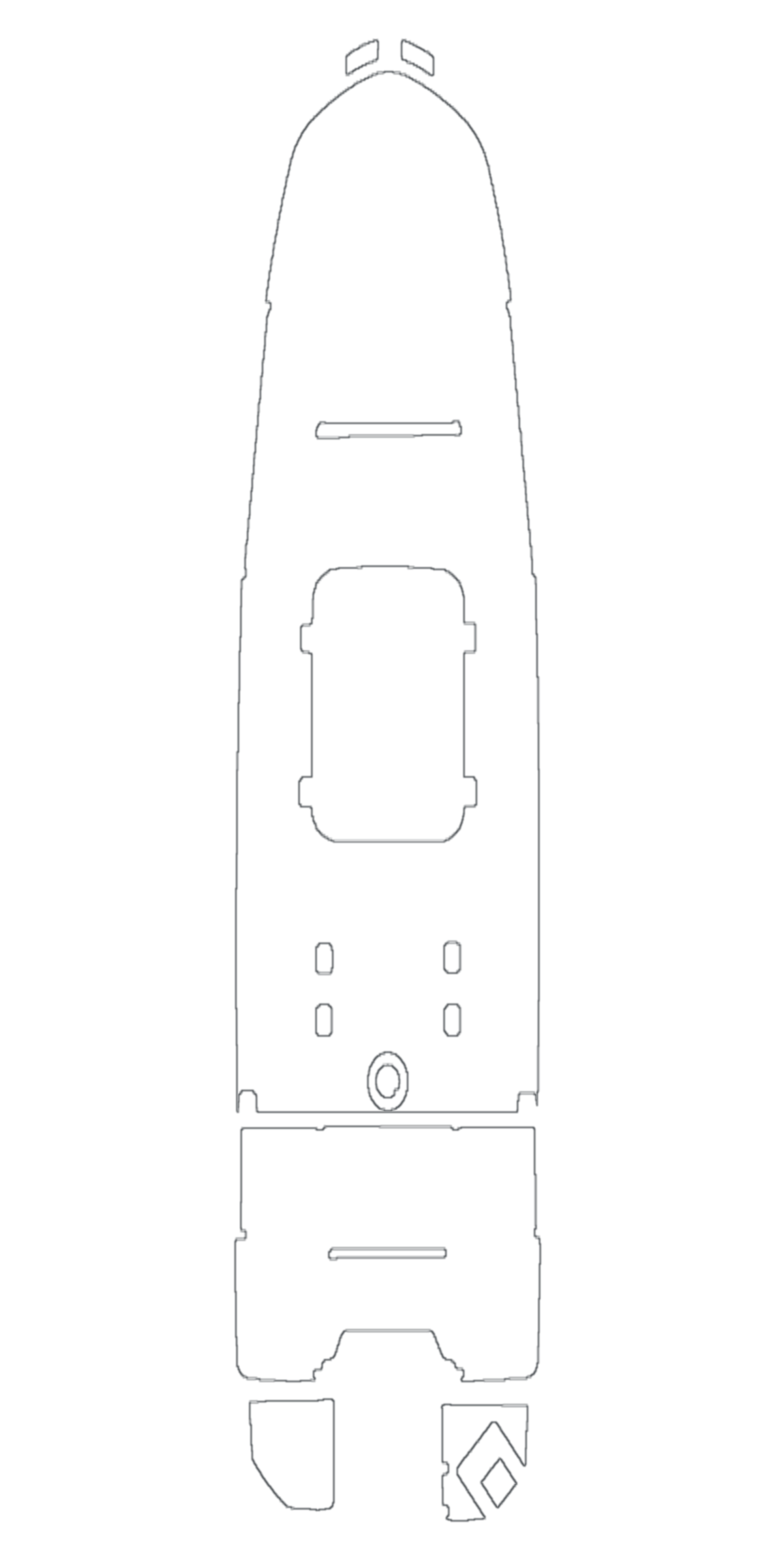 2018 Bayliner Element F21 Custom EVA-schuim bootvloer