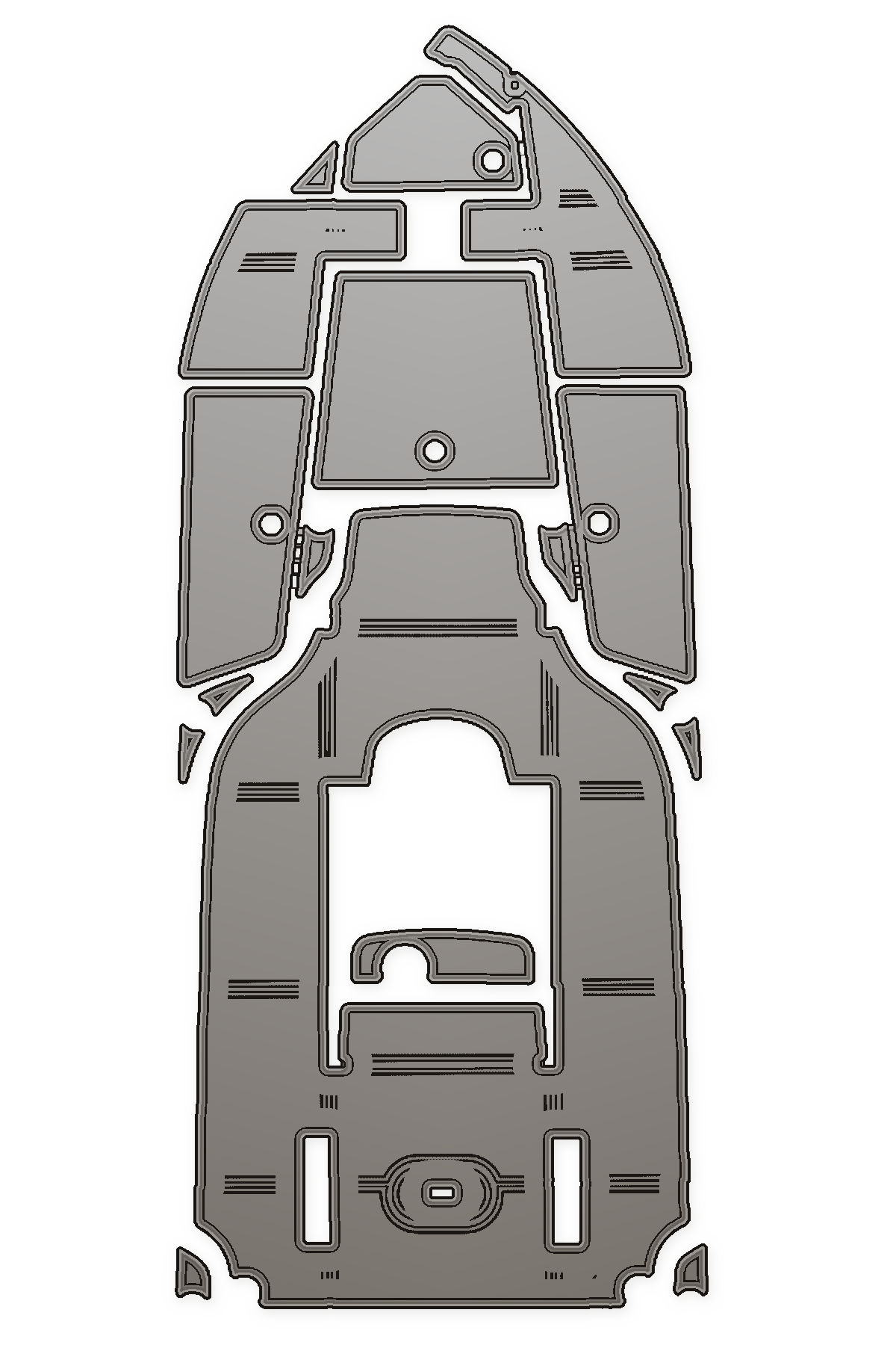 2018 Epic 22 Custom EVA Foam Boat Flooring