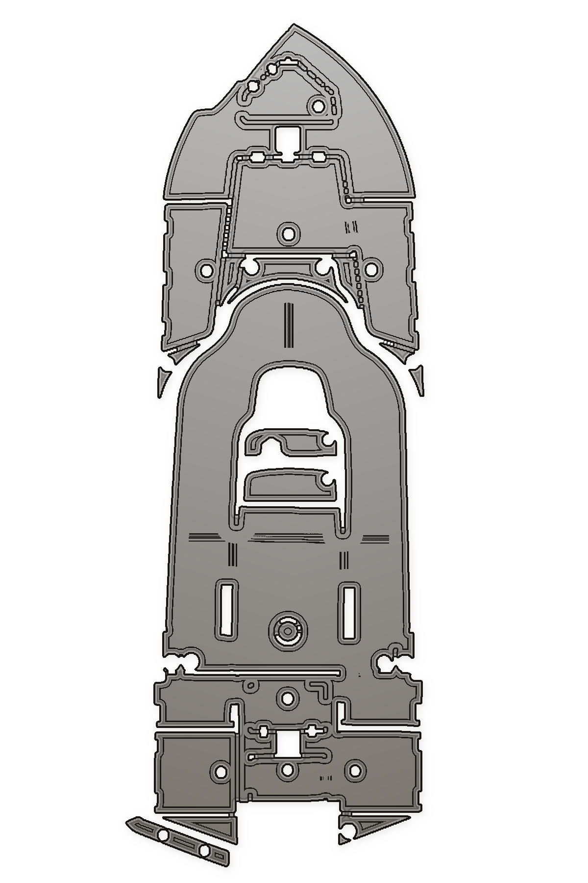 2018 Epic Bay 24 Custom EVA Foam Boat Flooring