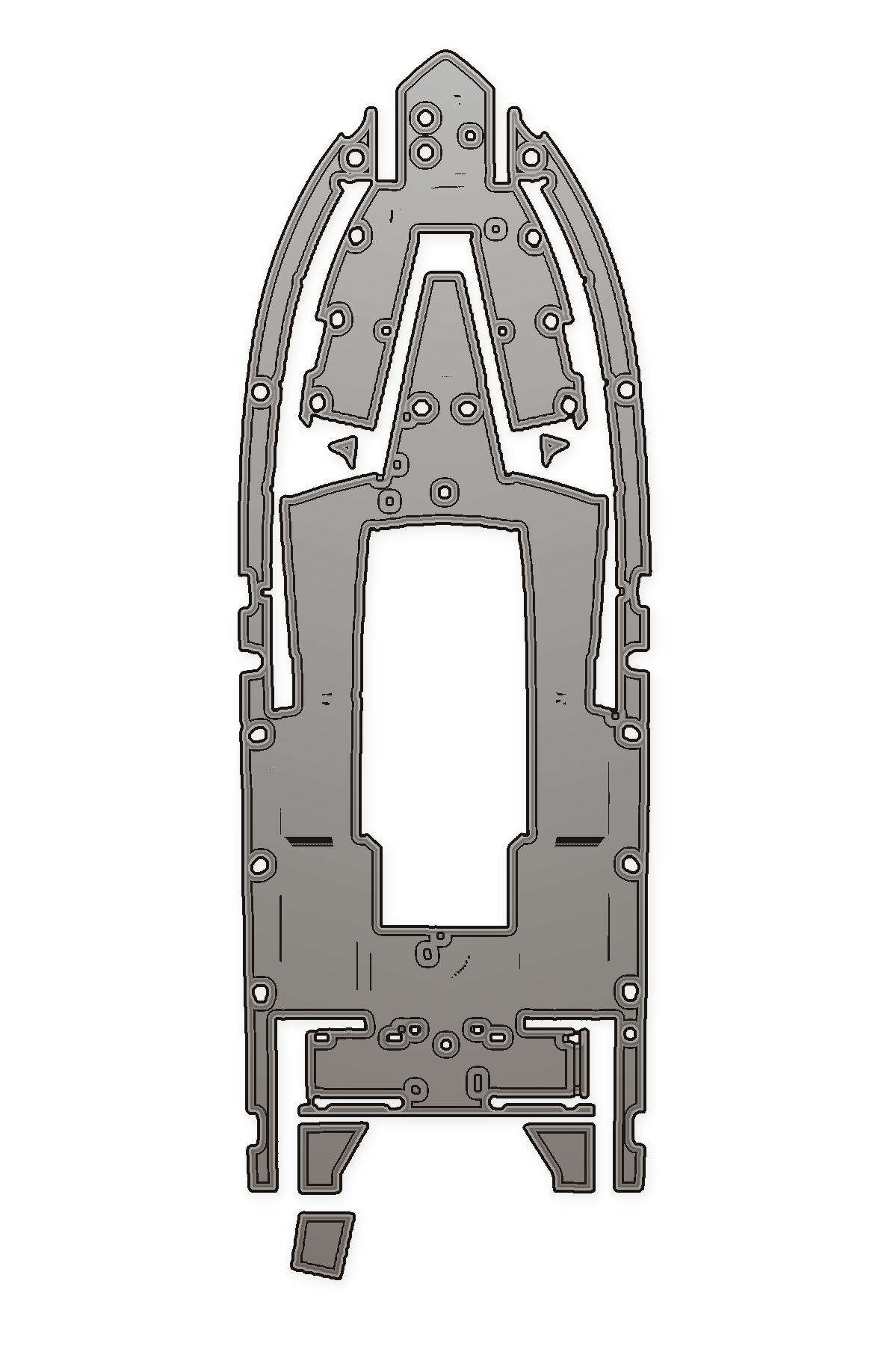 2018 Everglades 273 Custom EVA Foam Boat Flooring
