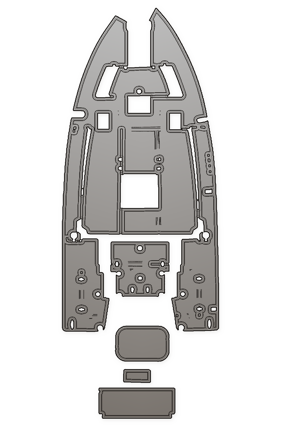 2018 Hewes Redfisher 18 Custom EVA Foam Boat Flooring