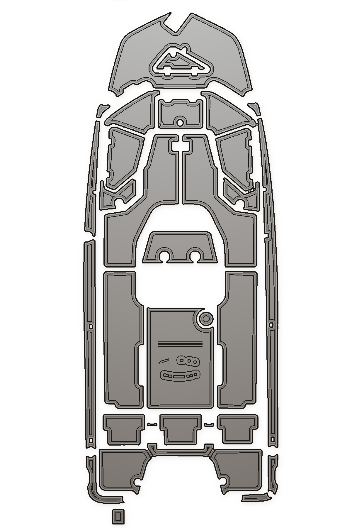 2018 NauticStar 230 Custom EVA Foam Boat Flooring