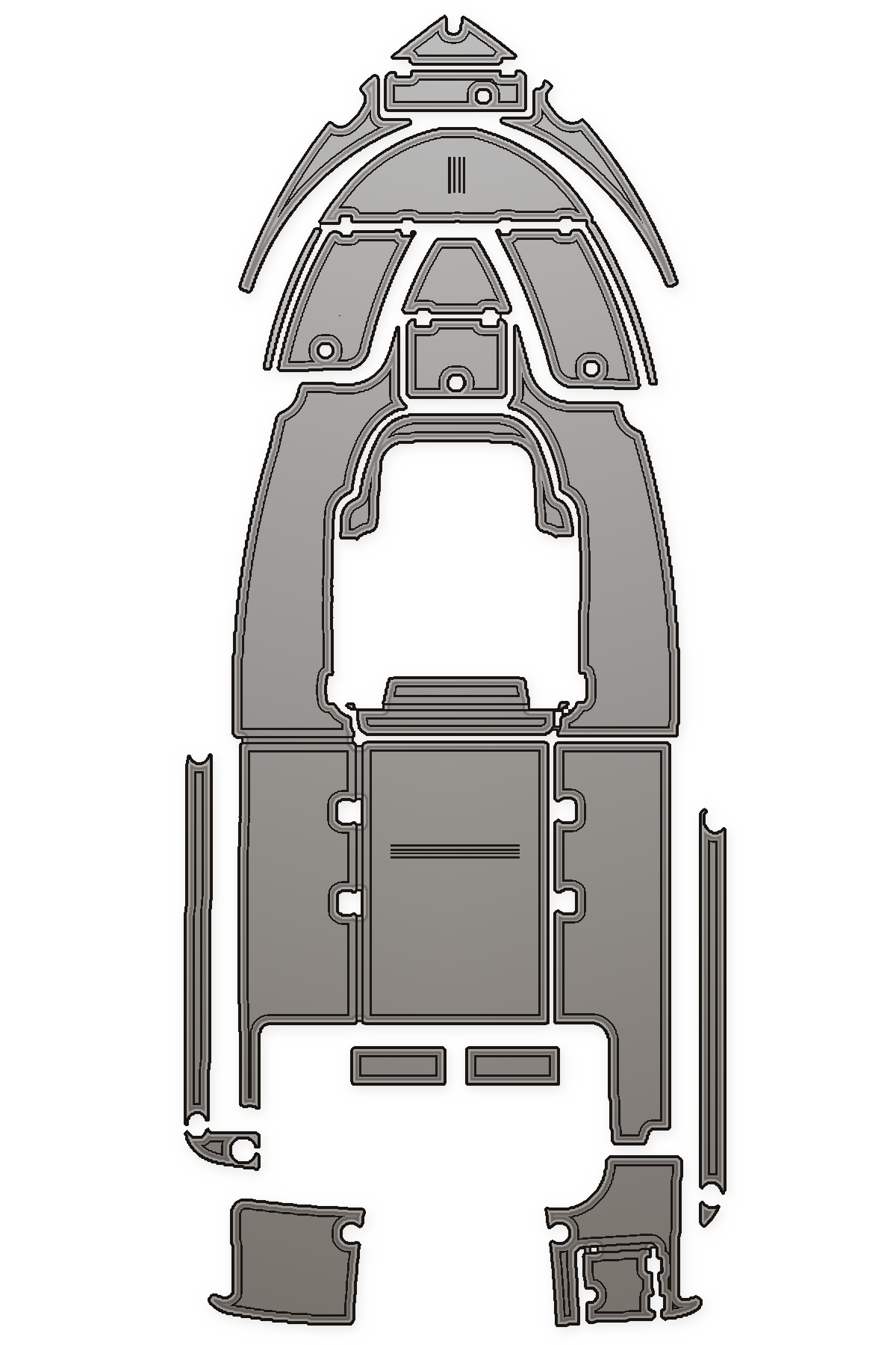 2018 Robalo R222 Explorer Custom EVA Foam Boat Flooring