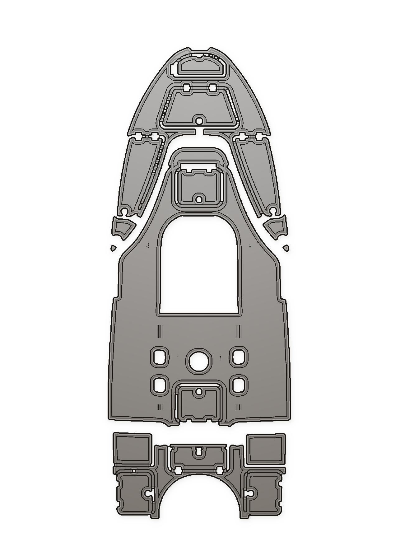 2018 Sea Pro 208 bay Custom EVA Foam Boat Flooring