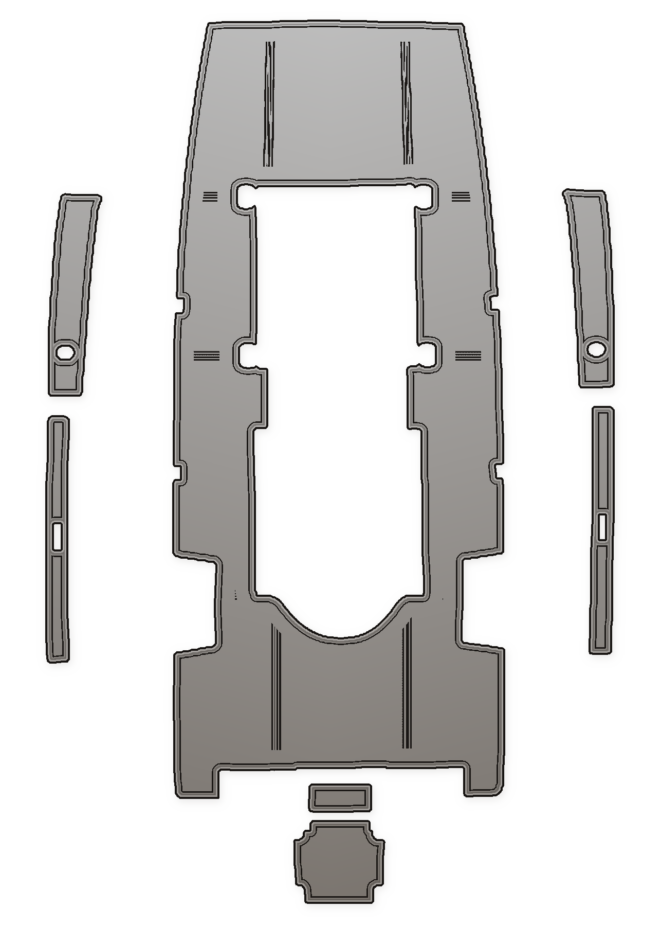2018 Twin Vee 260 GF Custom EVA Foam Boat Flooring