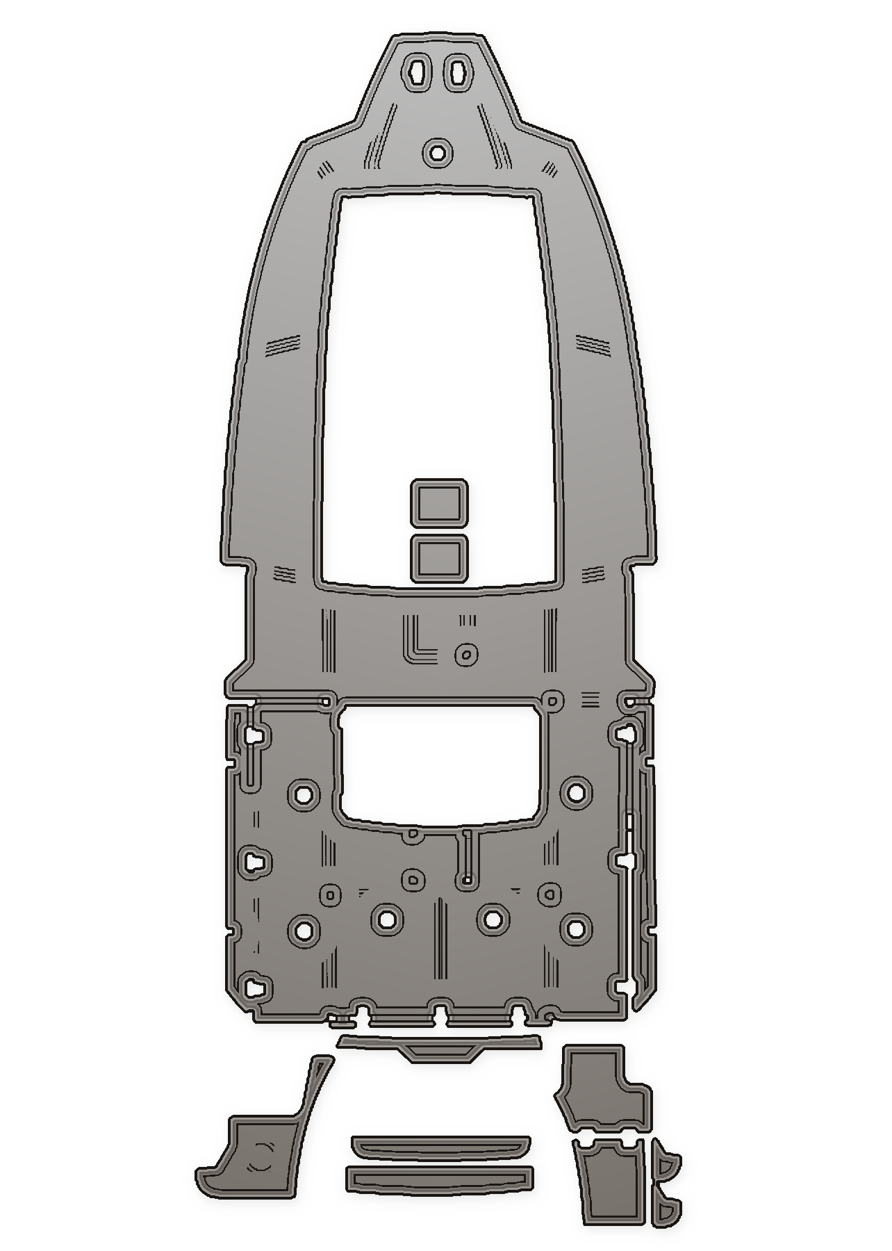 2019 Boston Whaler 250 Outrage Custom EVA Foam Boat Flooring