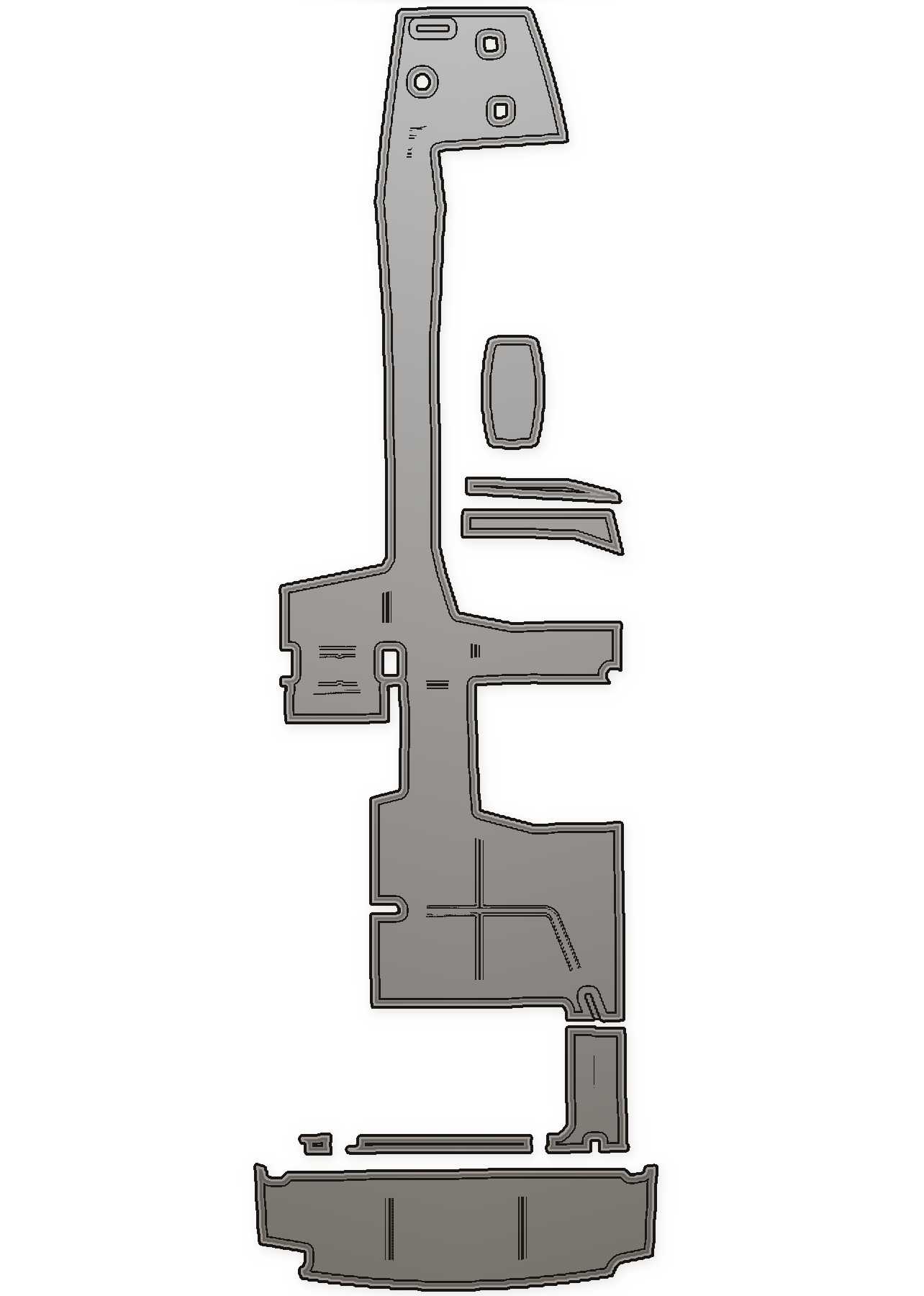 2019 Monterey 378 Custom EVA Foam Boat Flooring
