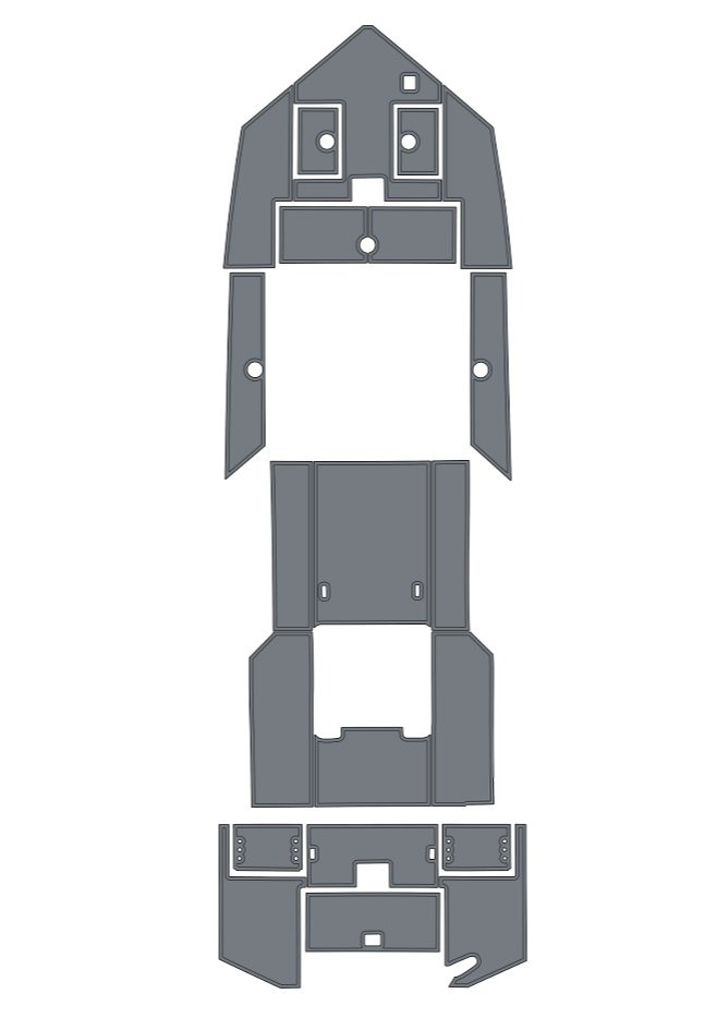 2019 Alumacraft 20 Custom EVA Foam Boat Flooring