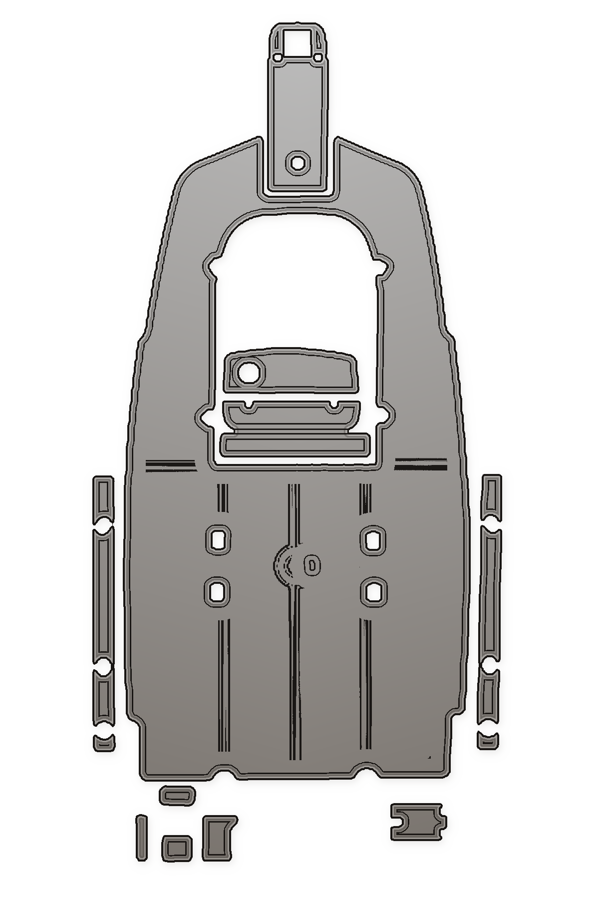 2014-2024 Key West 239 FS (2019 Fitment 582-111) Custom EVA Foam Boat Flooring