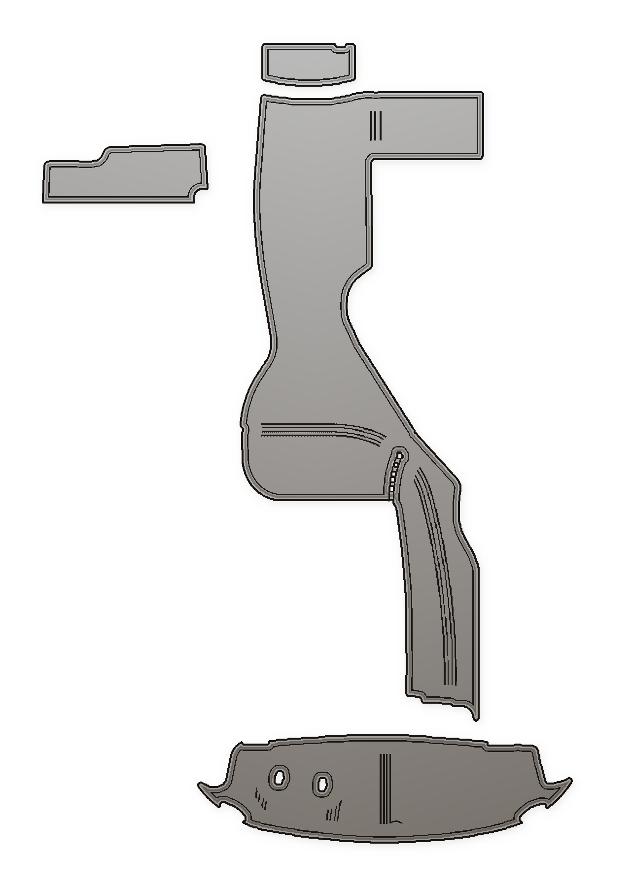 2019 Rinker 290EX Custom EVA Foam Boat Flooring
