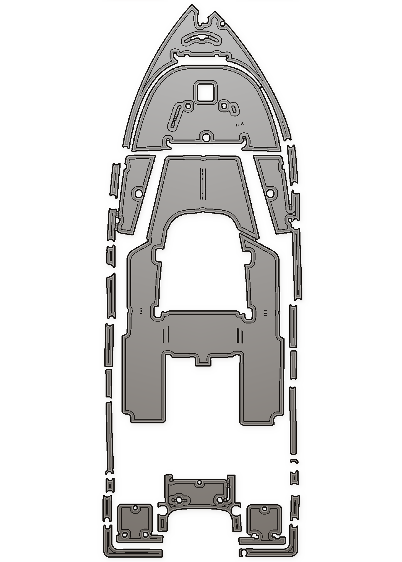2019 Tidewater 1910 Bay Max Custom EVA Foam Boat Flooring