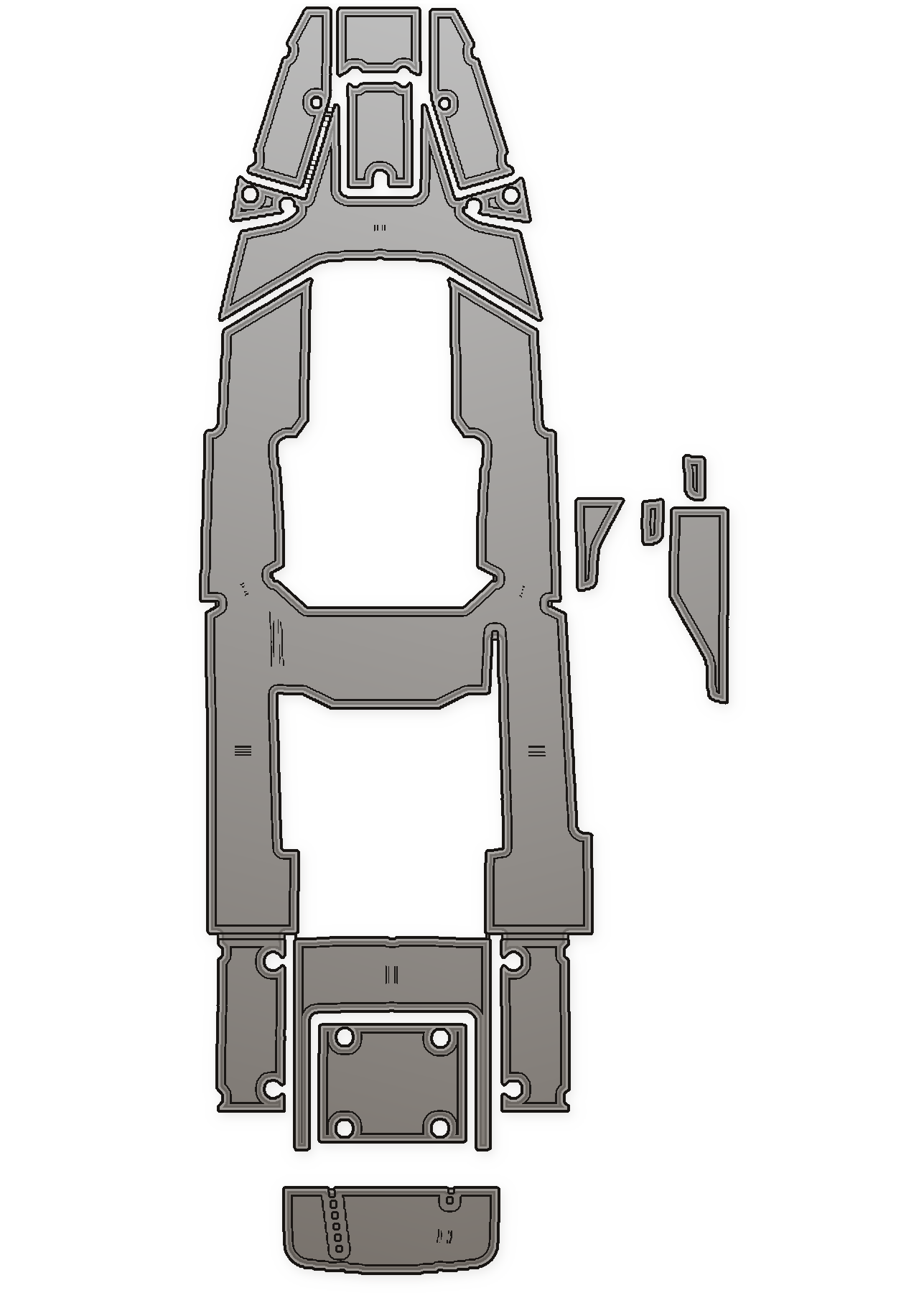 2019 Wellcraft 352 Custom EVA Foam Boat Flooring
