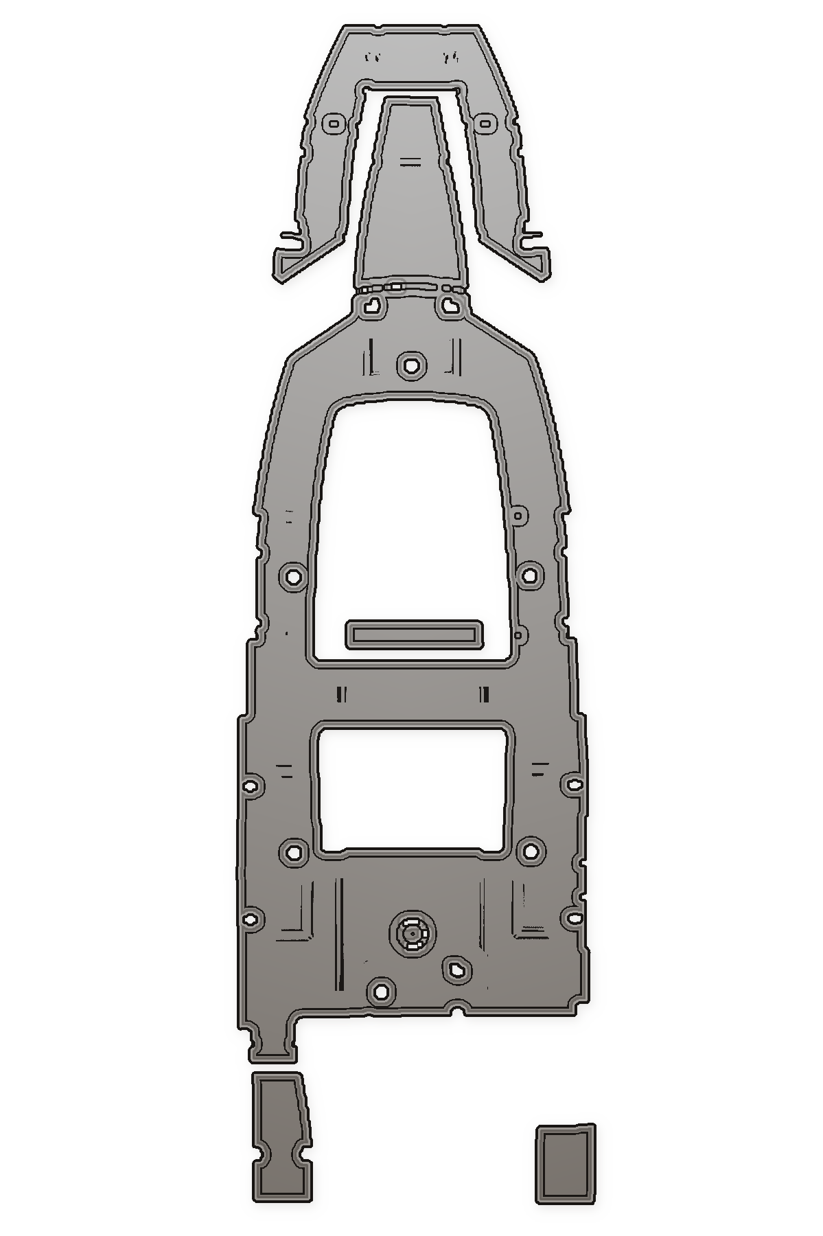 2020 Cobia 320 CC Custom EVA Foam Boat Flooring