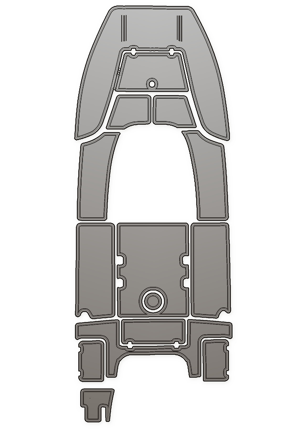 2020 BullsBay 2200 Custom EVA Foam Boat Flooring