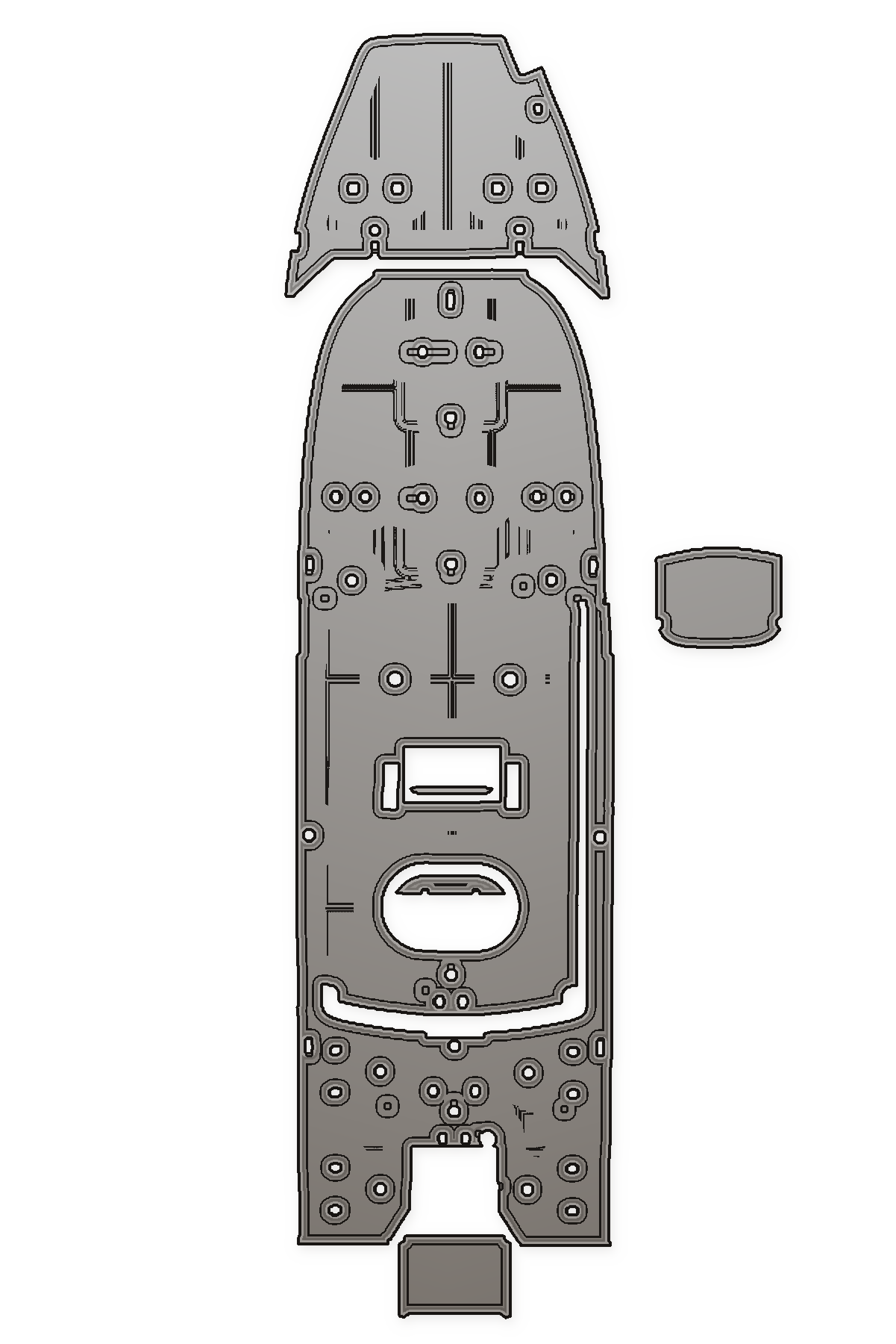2020 Catalyst 260 Custom EVA Foam Boat Flooring