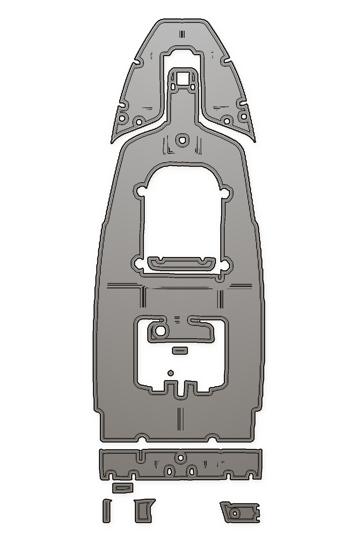 2014-2024 Key West 239 FS (2020 Fitment 582-113) Custom EVA Foam Boat Flooring