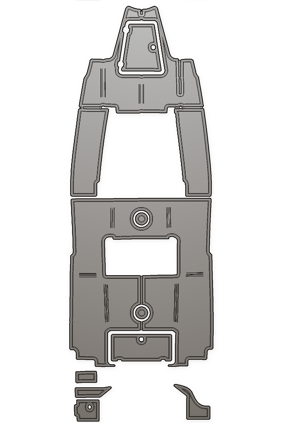 2020 Sailfish 320 CC Custom EVA Foam Boat Flooring