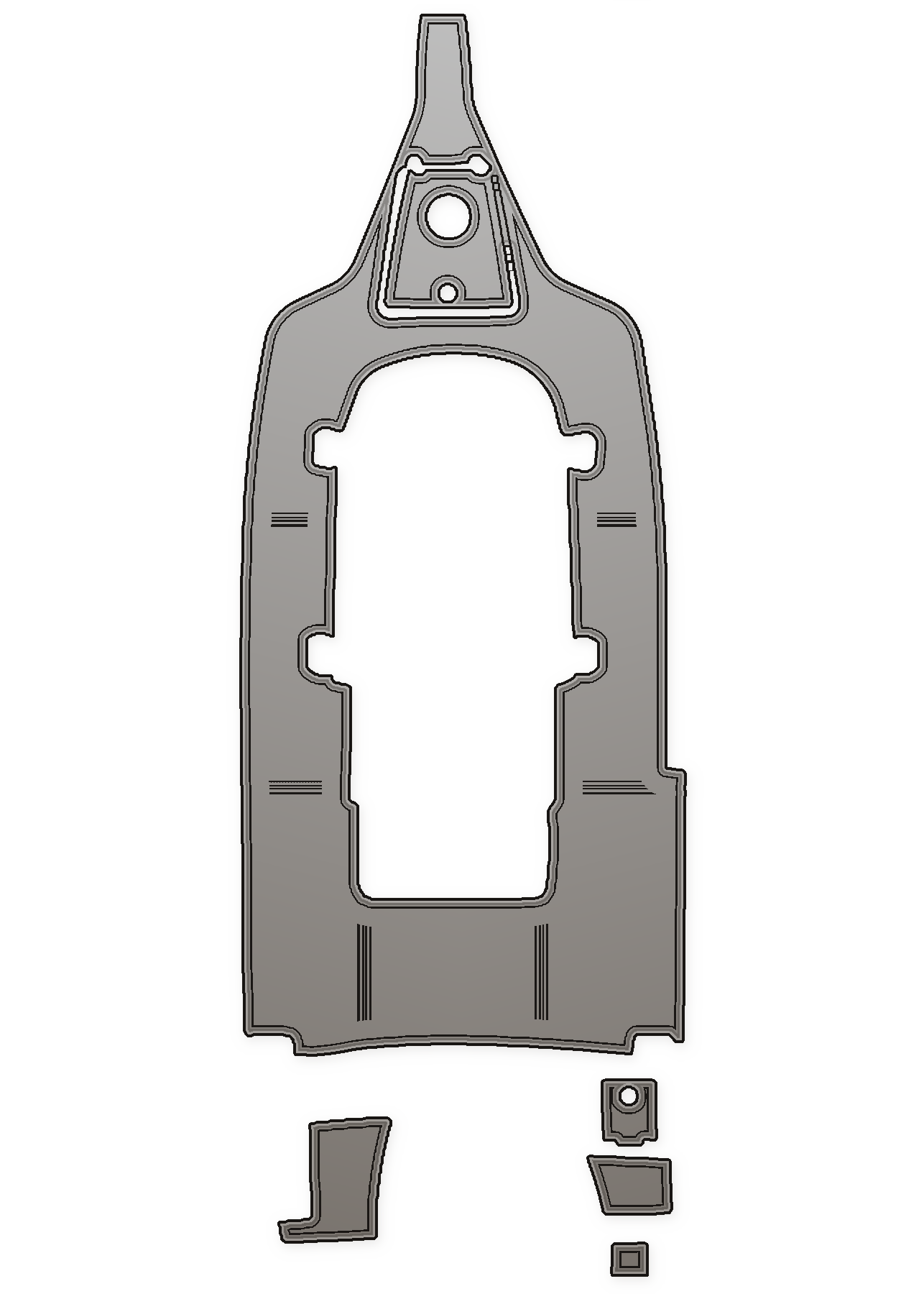 2020 Sportman Heritage 251 Custom EVA Foam Boat Flooring — custom EVA foam boat flooring layout