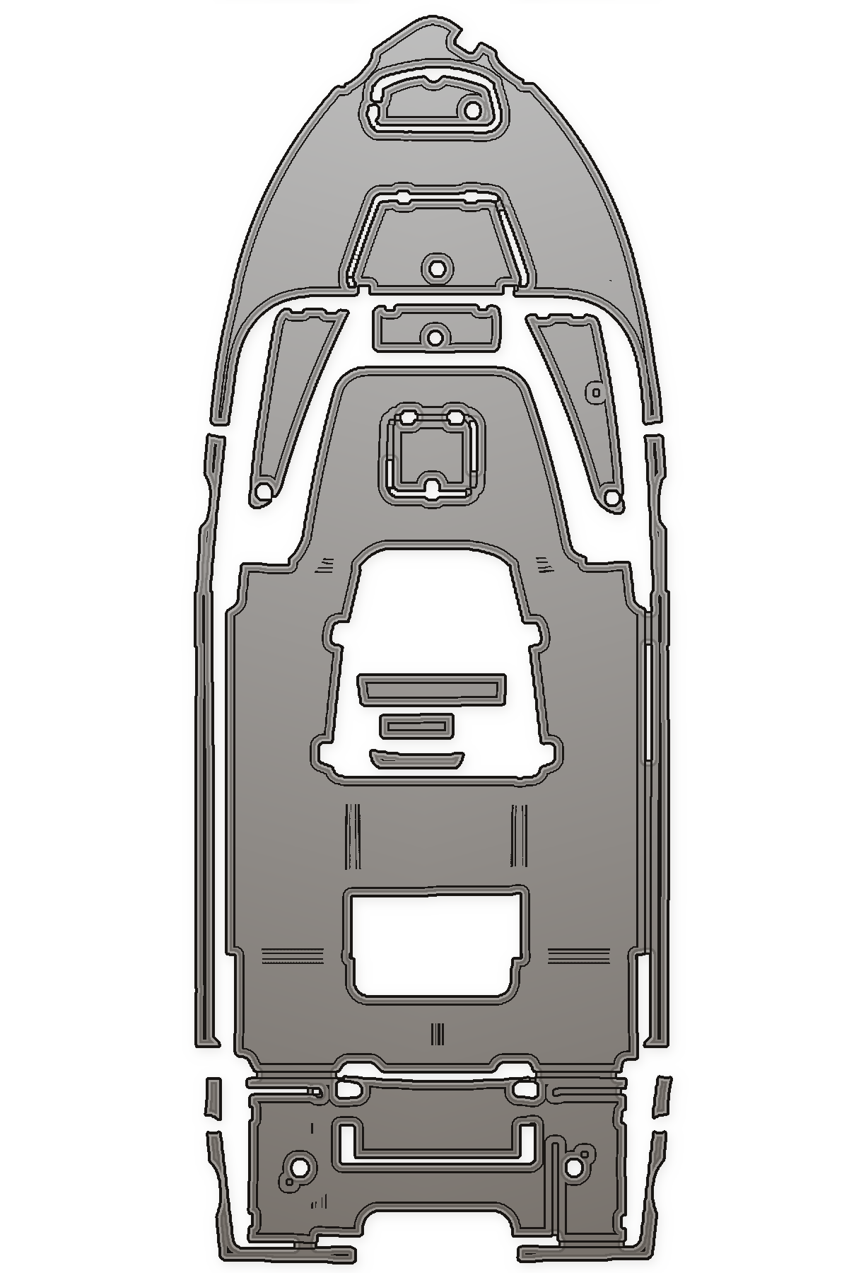 2020 Tidewater 2300 Carolina Bay Custom EVA Foam Boat Flooring