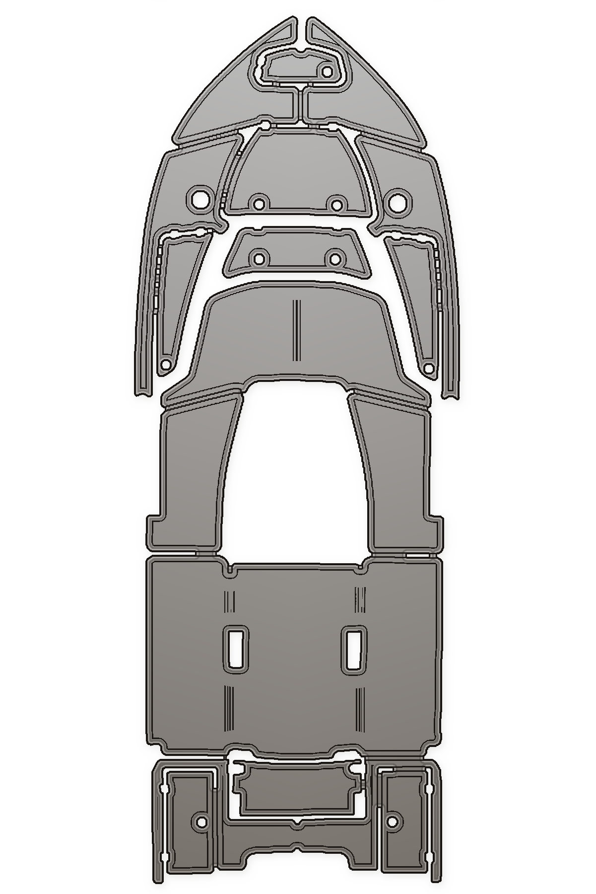 2020 Tidewater 2410 Bay Max Custom EVA Foam Boat Flooring