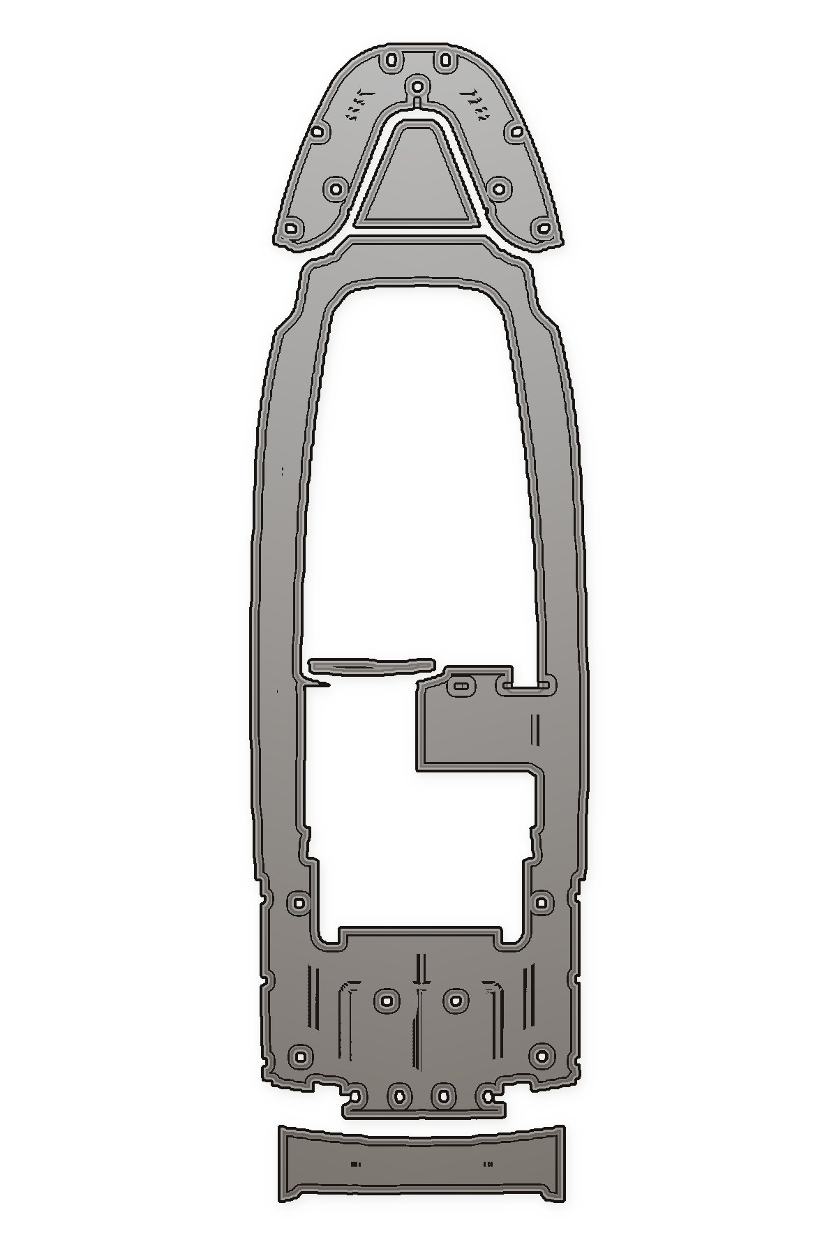 2021 Edgewater 370CC Custom EVA Foam Boat Flooring
