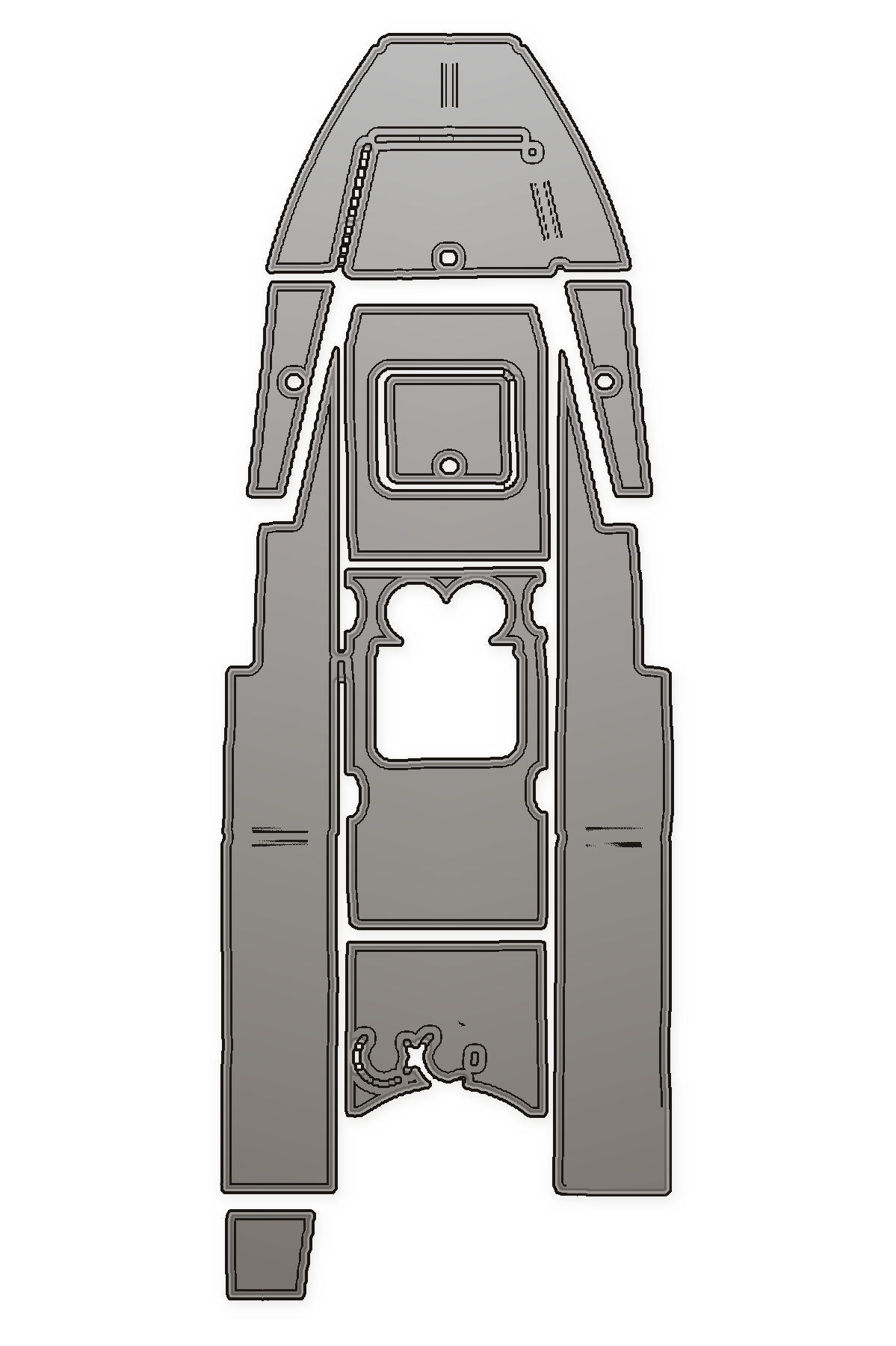 2015 Everglades 223CC Custom EVA Foam Boat Flooring