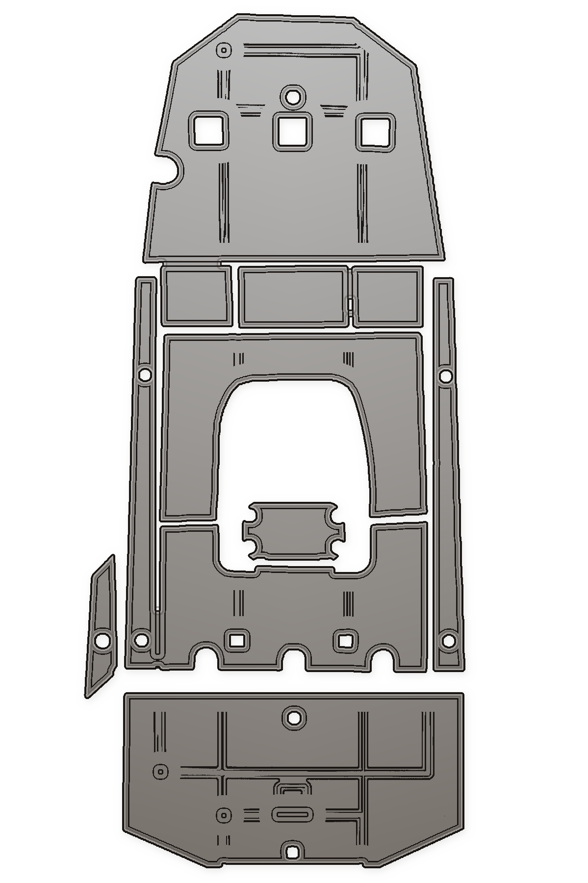 2021 Excel 2172 Catfish Pro CC Custom EVA Foam Boat Flooring