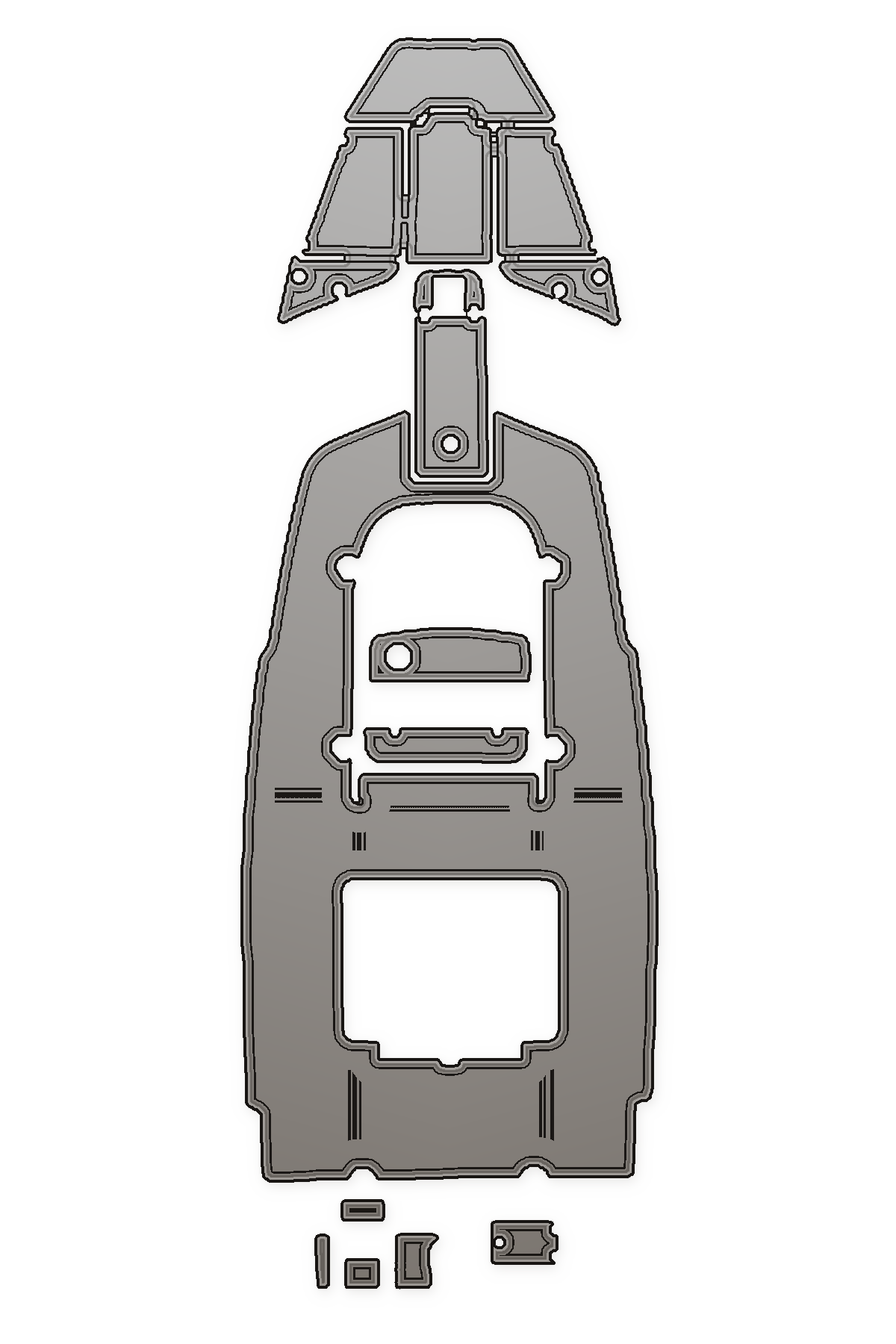 2014-2024 Key West 239 FS (2021 Fitment 582-115) Custom EVA Foam Boat Flooring