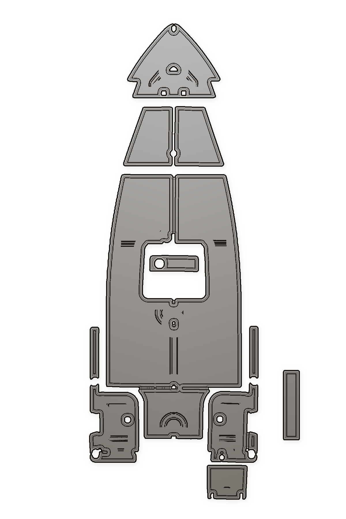 2016-2024 Sea Fox 288 Commander (2021 Fitment 504-119) Custom EVA Foam Boat Flooring