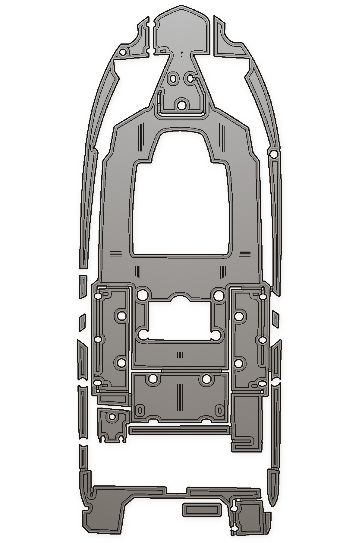2022 Blackfin 252 Custom EVA Foam Boat Flooring