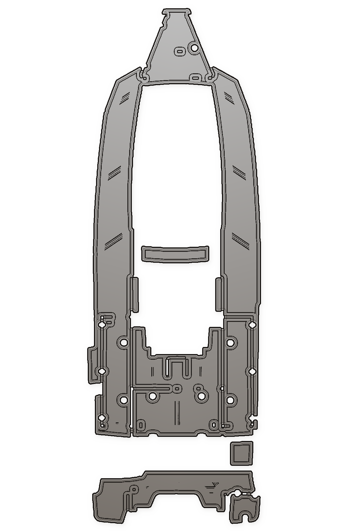 2022-2023 Blackfin 302 (2022 Fitment 592-106) Custom EVA Foam Boat Flooring