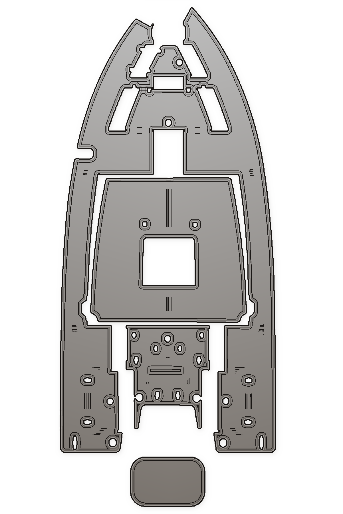 2022 Hewes Redfisher 18 Custom EVA Foam Boat Flooring