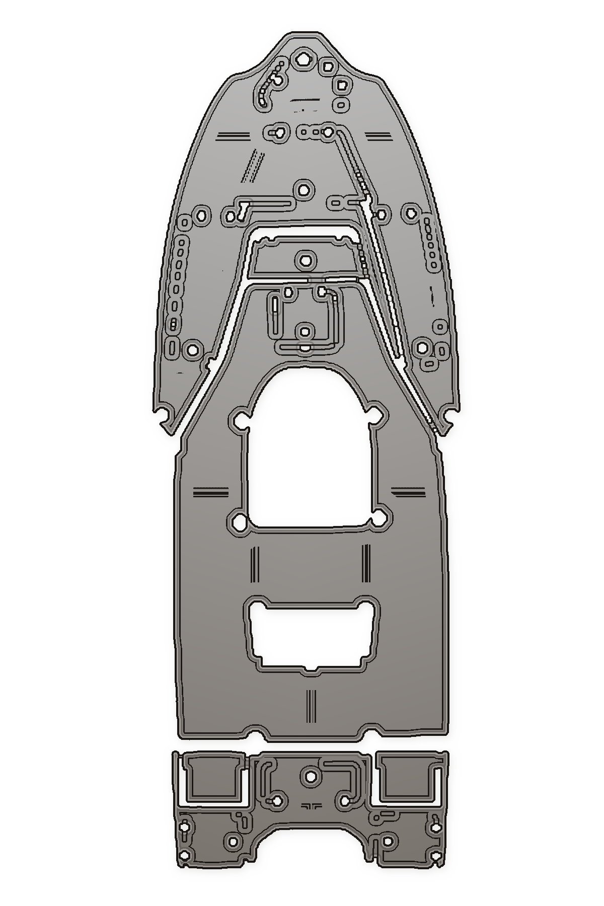 2022 Key West 23 CC Custom EVA Foam Boat Flooring