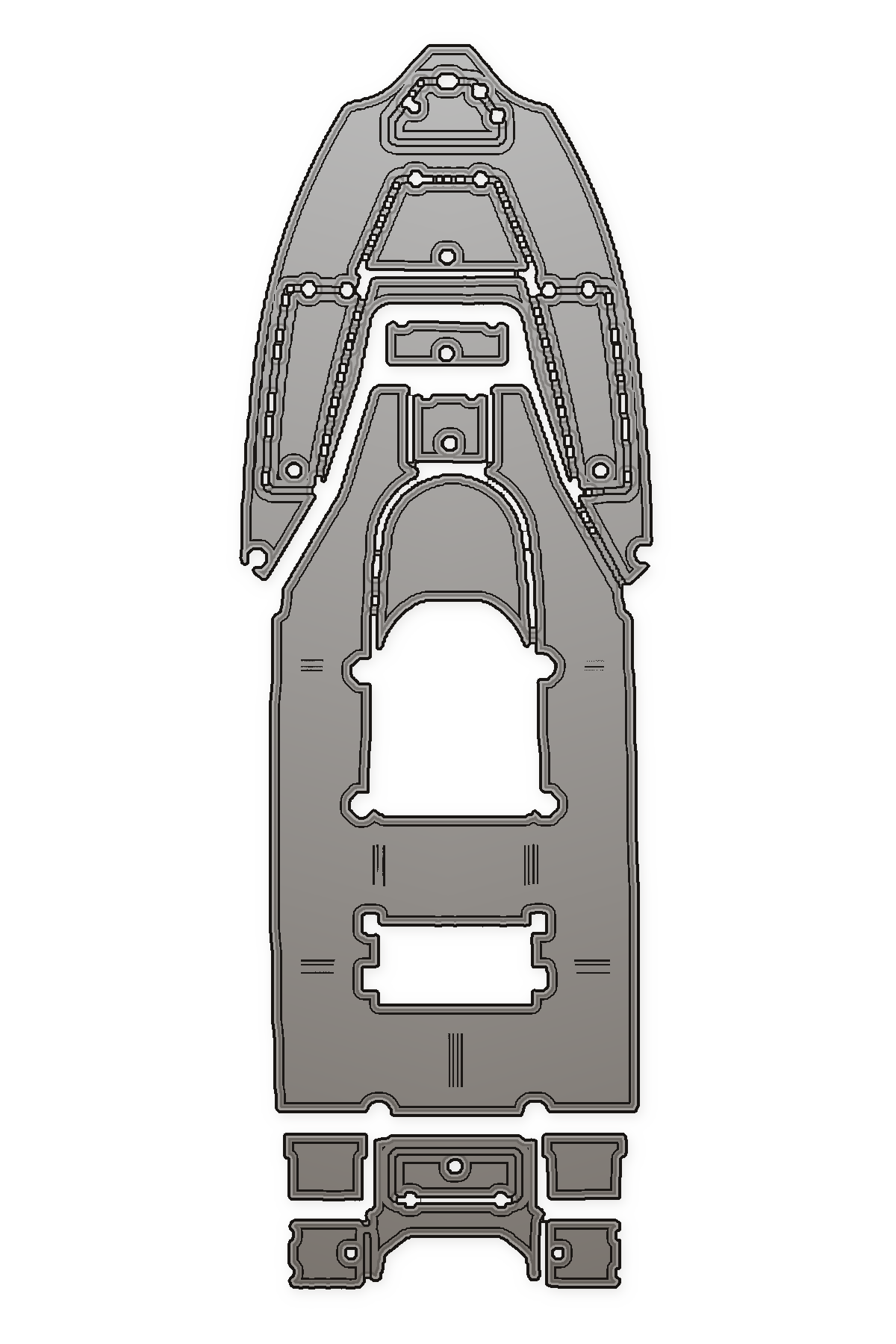 2022 Key West 25 BR Custom EVA Foam Boat Flooring