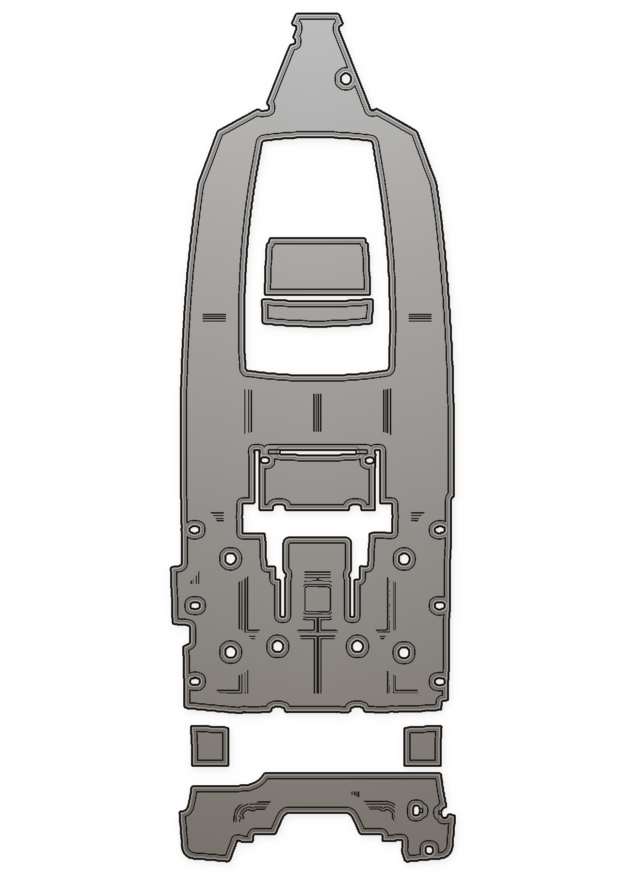 2022-2023 Blackfin 302 (2023 Fitment 592-107) Custom EVA Foam Boat Flooring