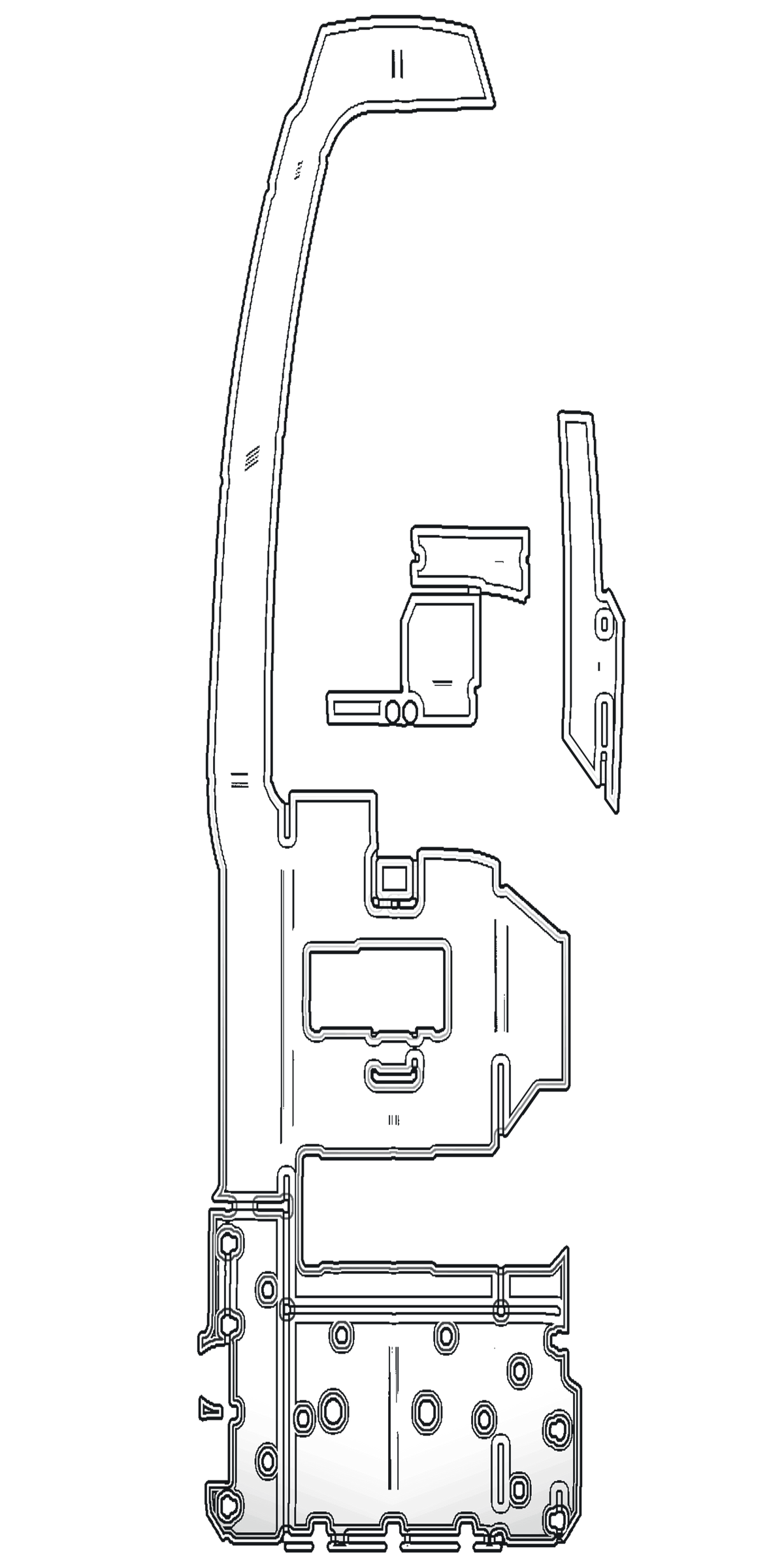 2023 Boston Whaler Realm 350 Aangepaste EVA-schuimbootvloer