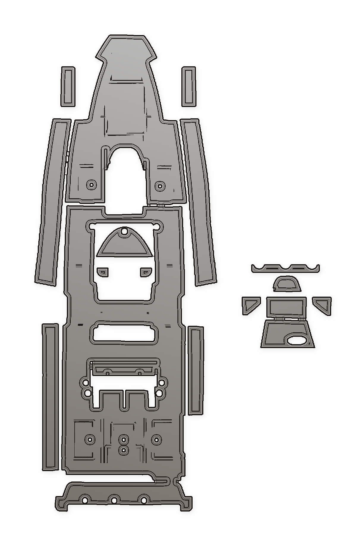 Contender 44 Custom EVA Foam Boat Flooring