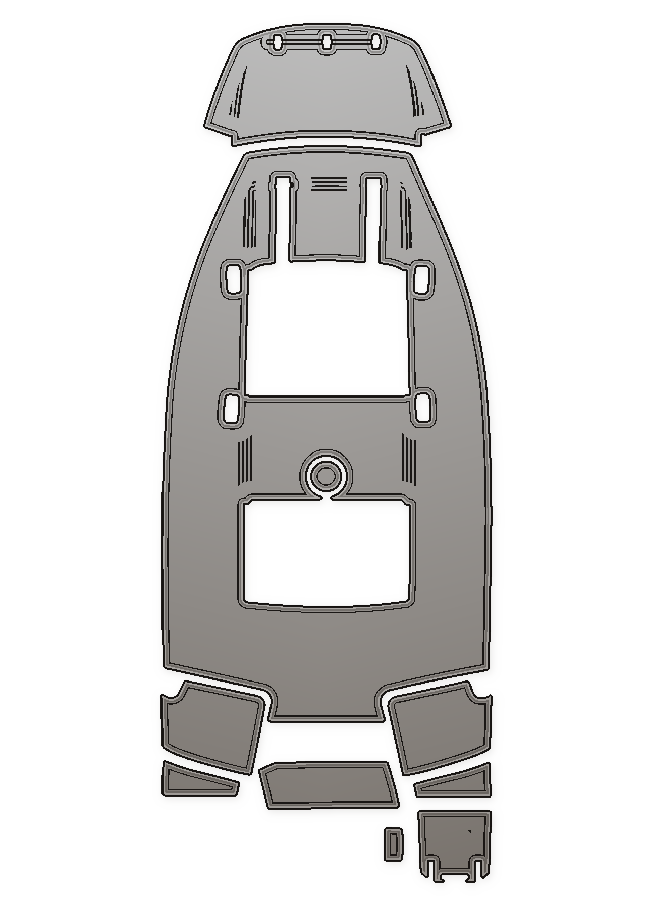 2023 EdgeWater 170CC Custom EVA Foam Boat Flooring