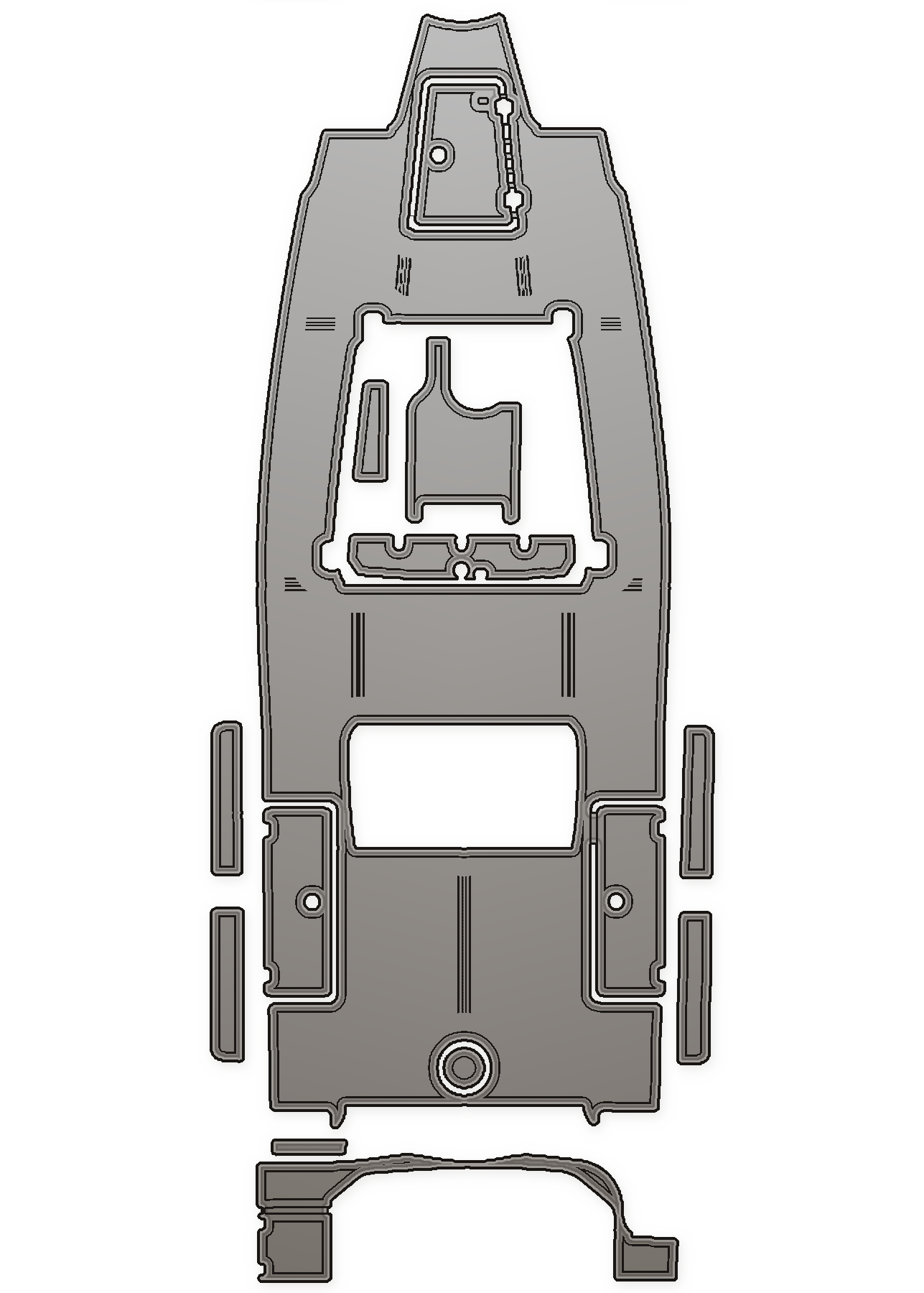 2023 Sailfish 290 Custom EVA Foam Boat Flooring
