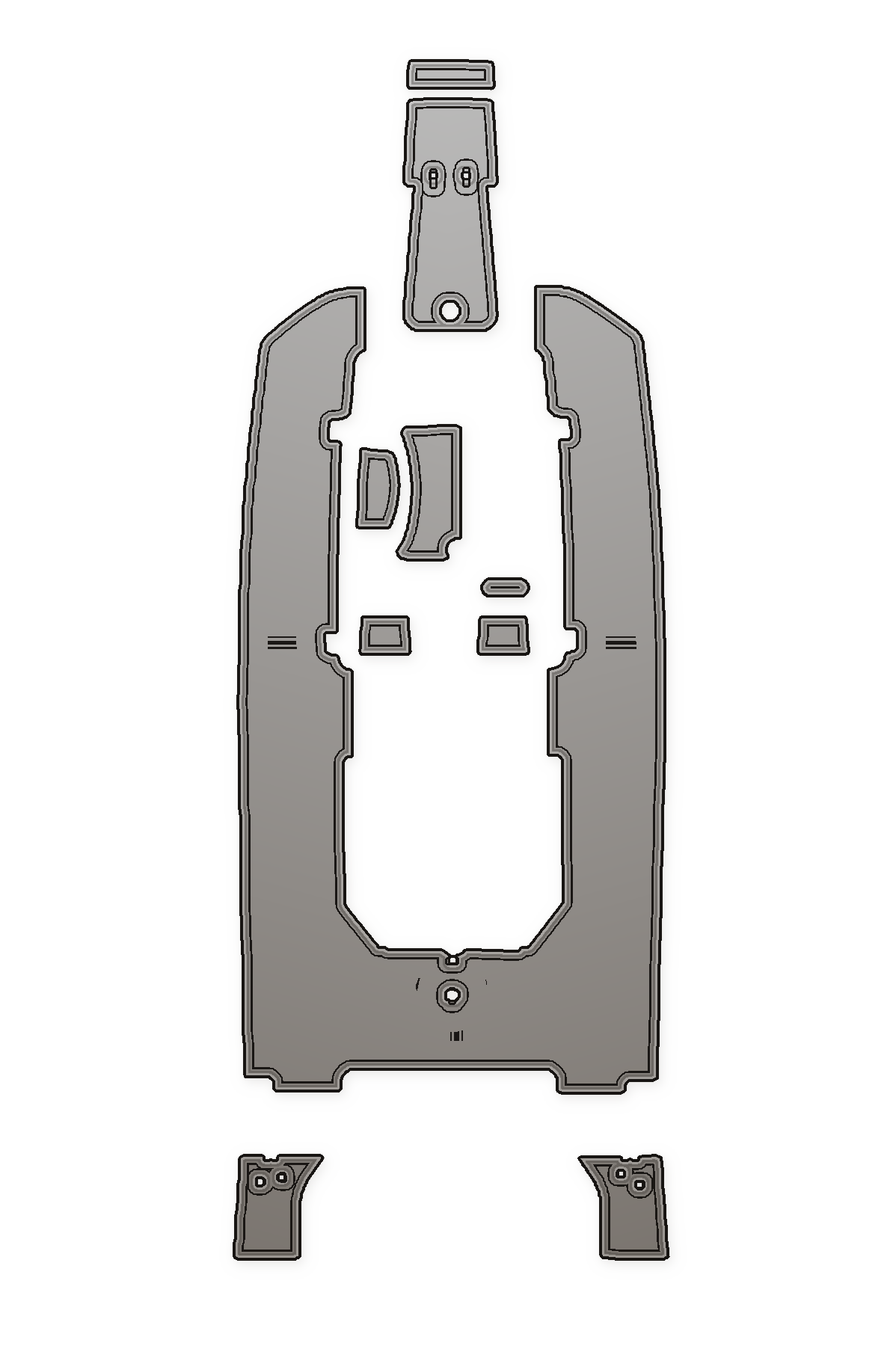 2023 Sea Hunt 265SE Custom EVA Foam Boat Flooring