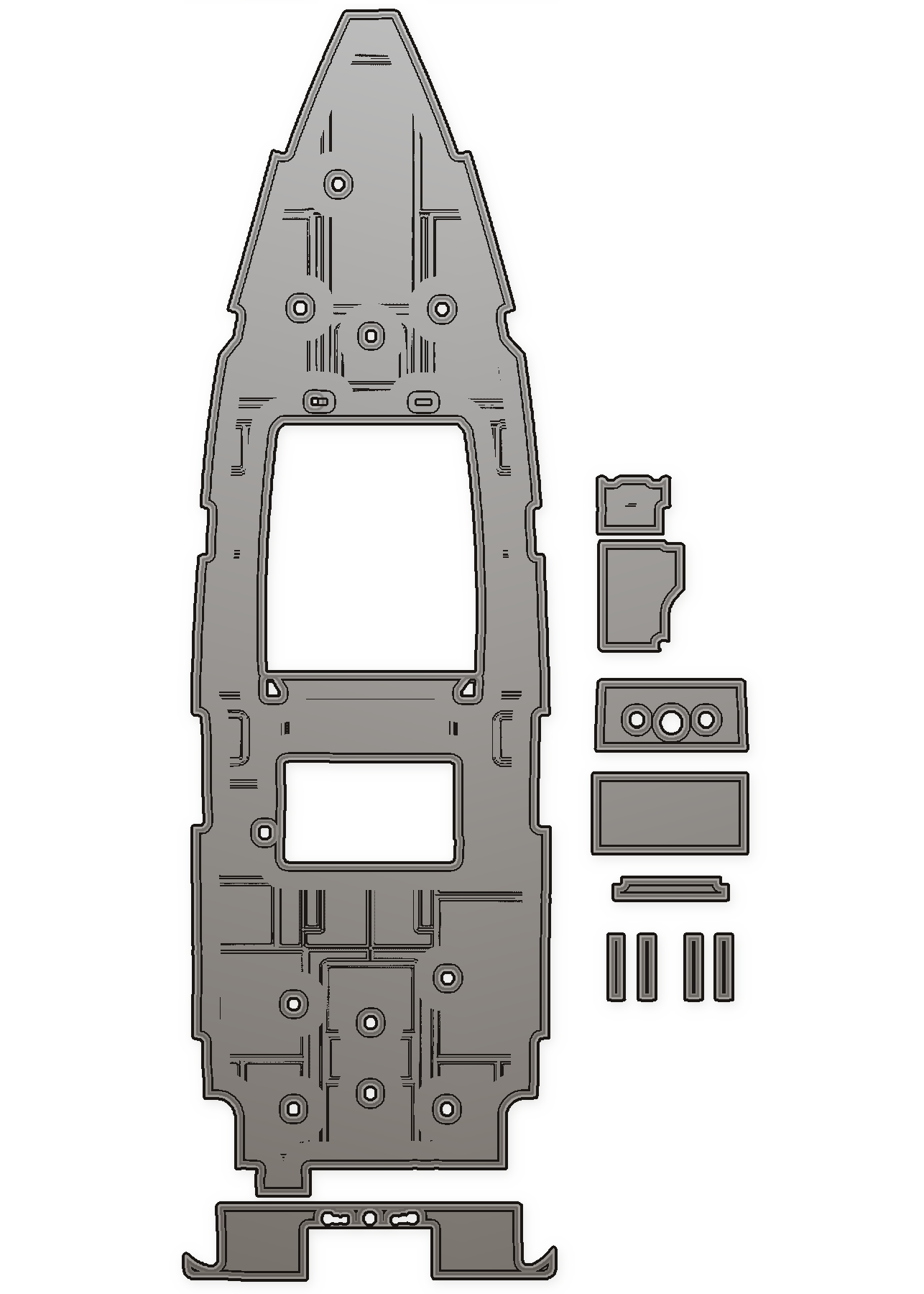 2023 SeaVee 370Z Custom EVA Foam Boat Flooring