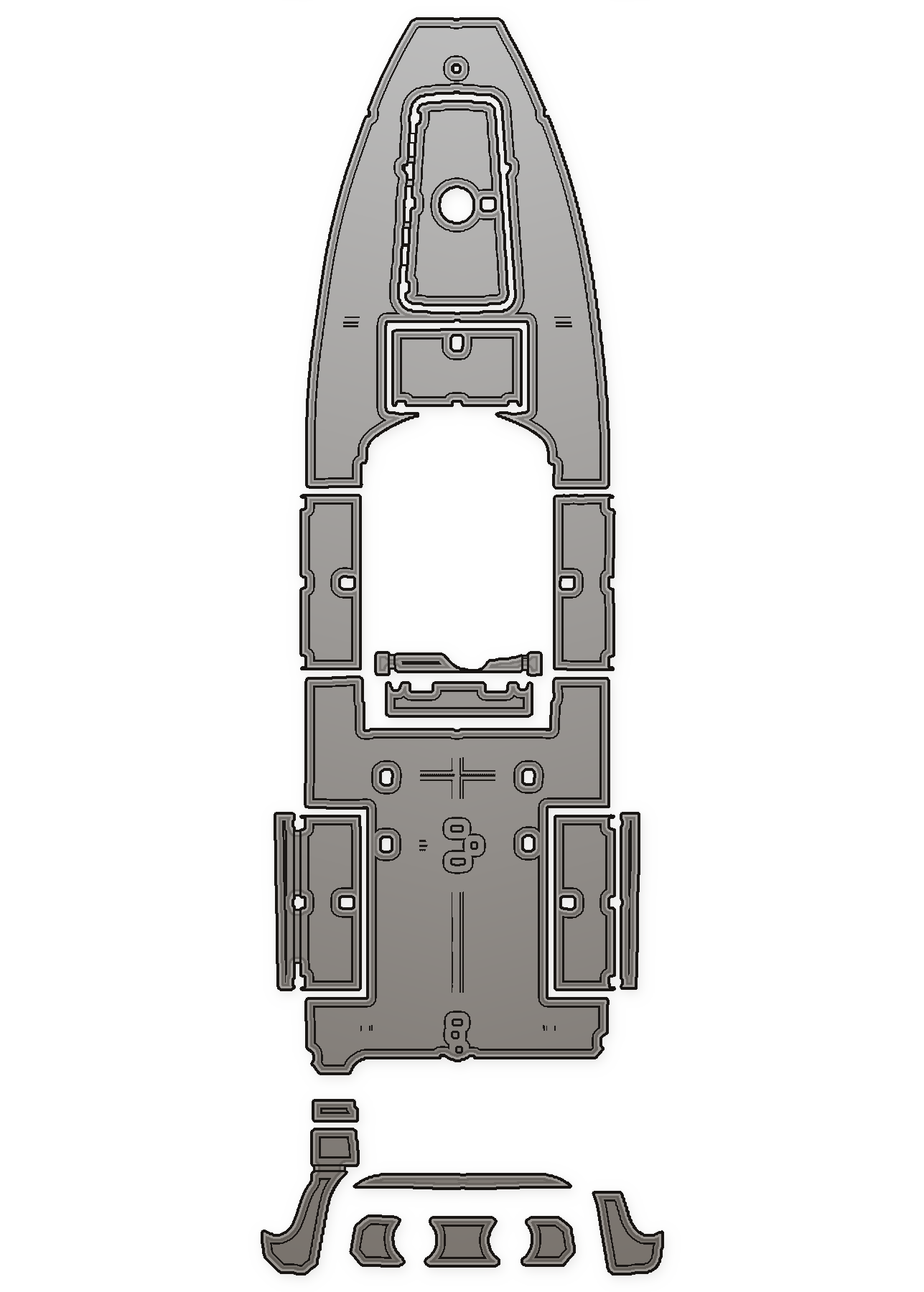 Chris Craft 36 Custom EVA Foam Boat Flooring