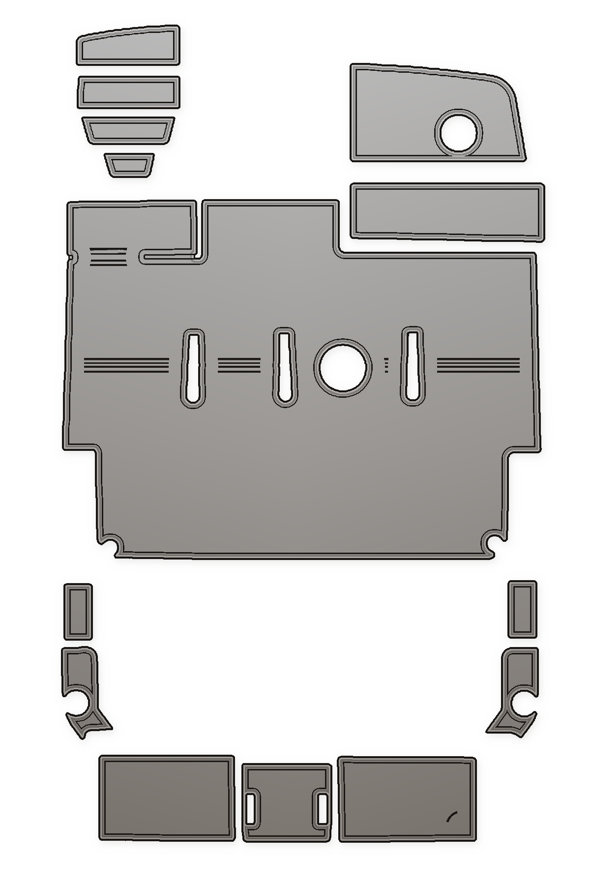 Black Thunder 43 Custom EVA Foam Boat Flooring