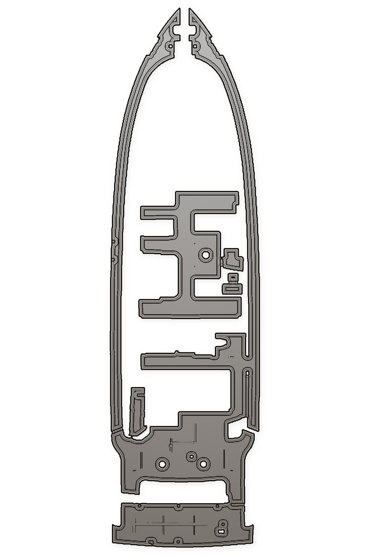 Ferretti 66 Custom EVA Foam Boat Flooring