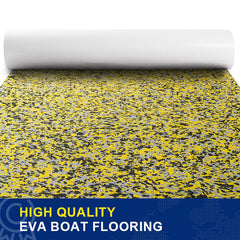 Custom Boat Flooring for Fishing Boats - Anti-Slip EVA Decking with Camo Design