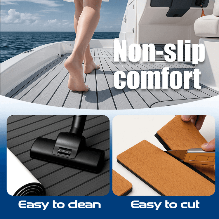 DIY Boat Flooring for Pontoon Boats - Customizable EVA Foam Sheets & Templates