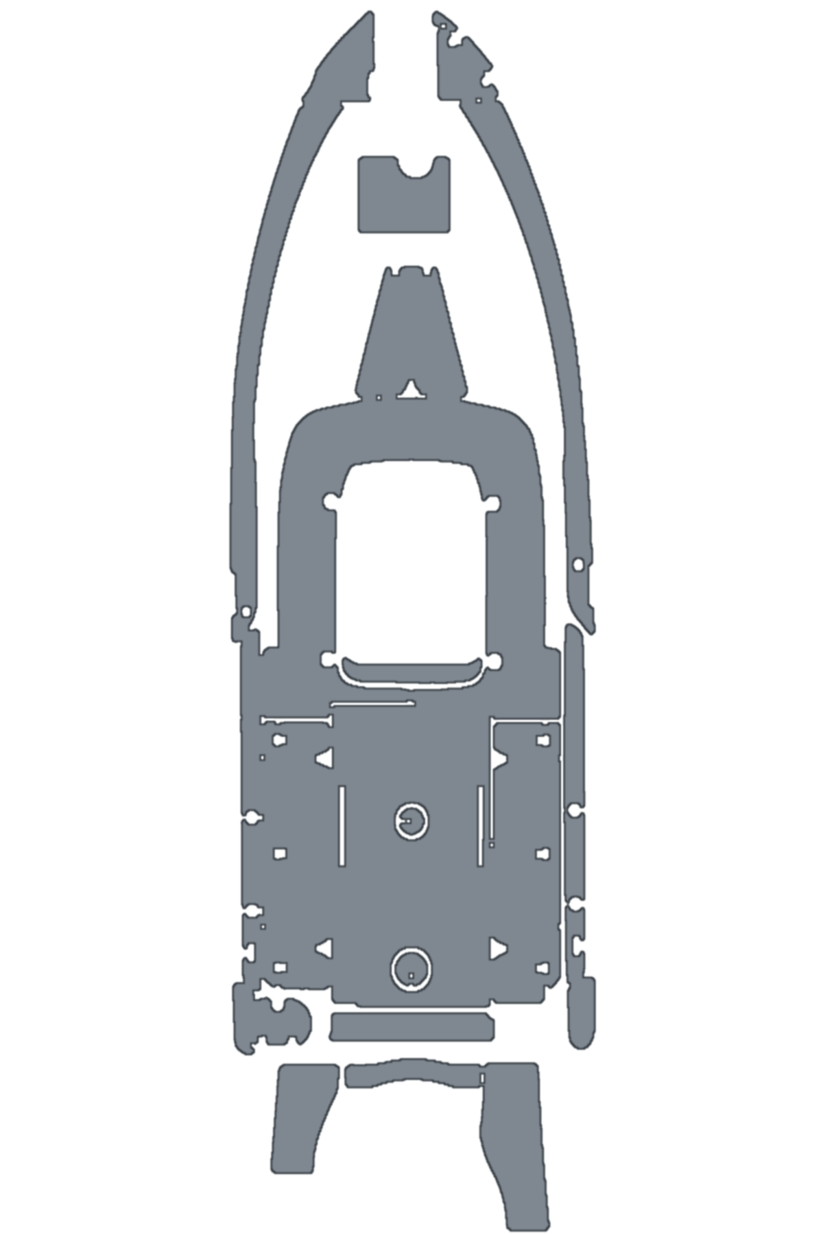 2004-2007 Boston Whaler 270 Outrage clean v7 EVA foam boat flooring