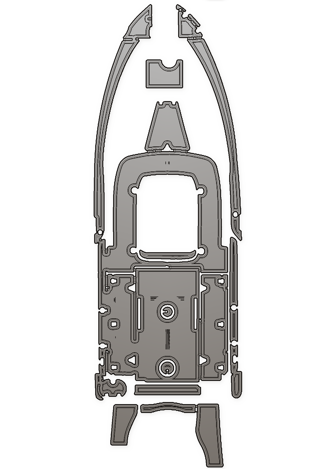 2004-2007 Boston Whaler 270 Outrage (Fitment 606-105) Custom EVA Foam Boat Flooring